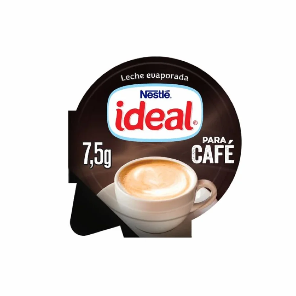 NESTLÉ IDEAL Leche evaporada semidesnatada en porciones 10x7,5g