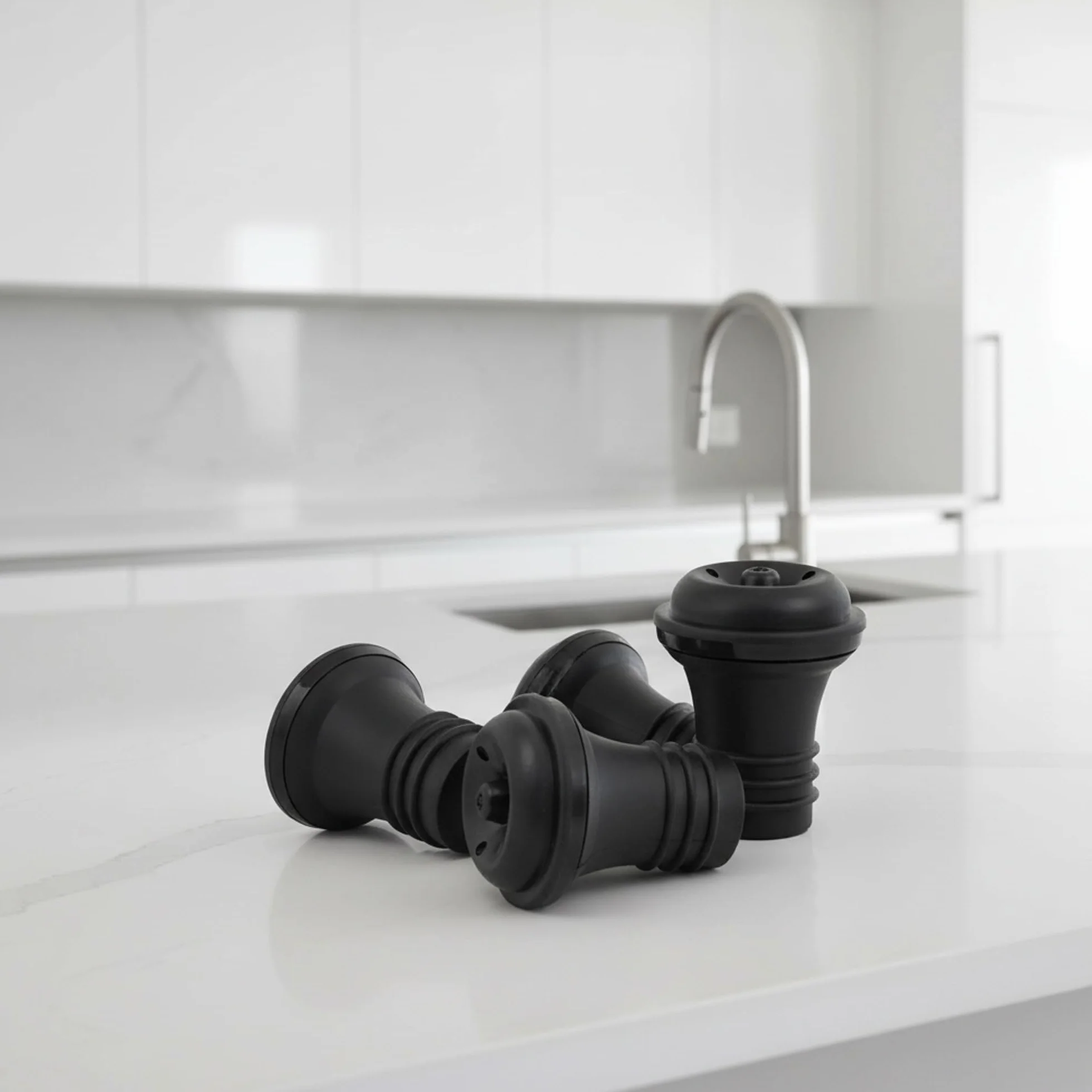 Jata HVIN2215 Tapón Vino Silicona Set 4 - Cierre Hermético Reutilizable