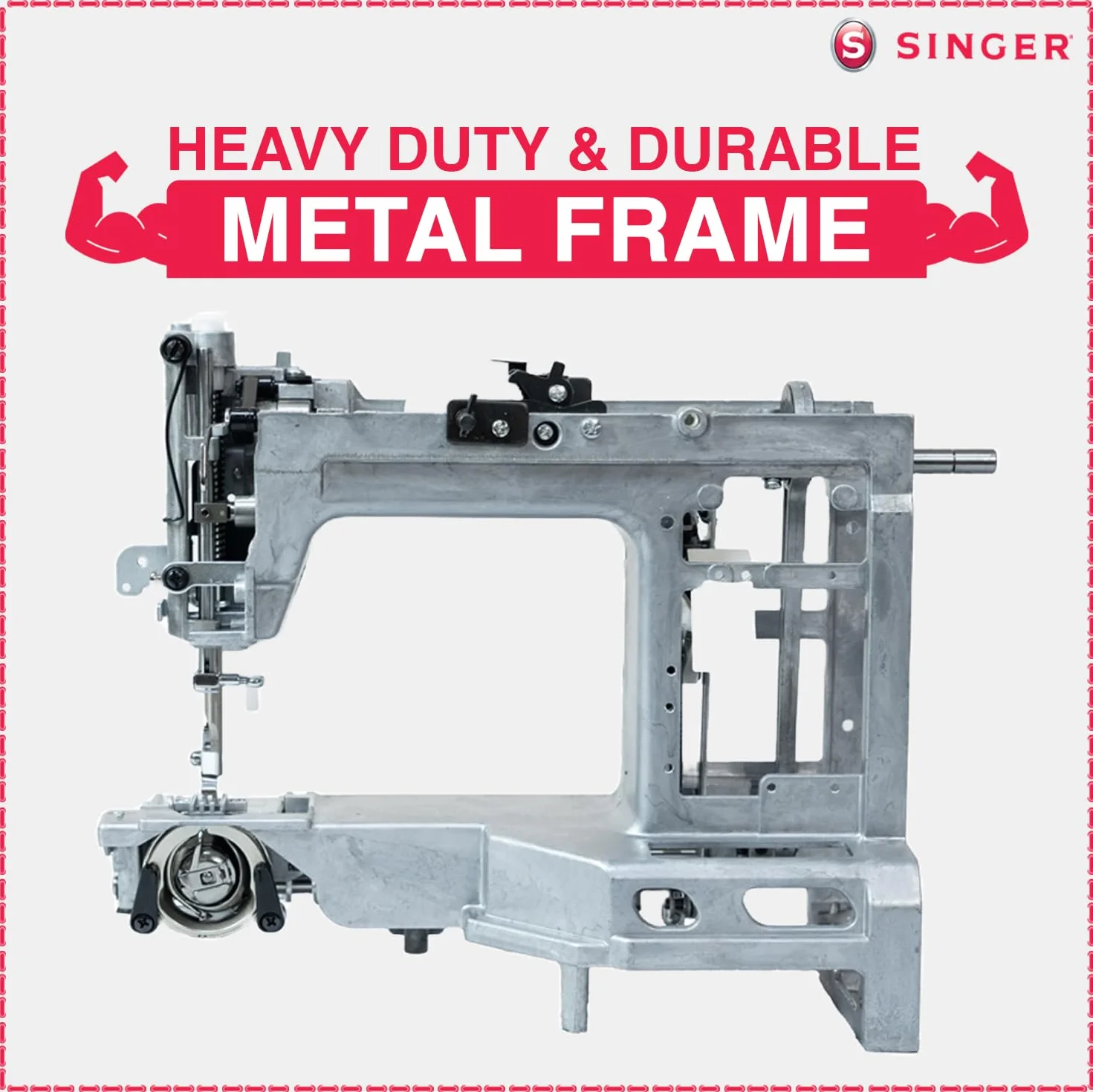 Singer 1409 Promise - Máquina de Coser Mecánica, 9 puntadas, 120 V, color Blanco