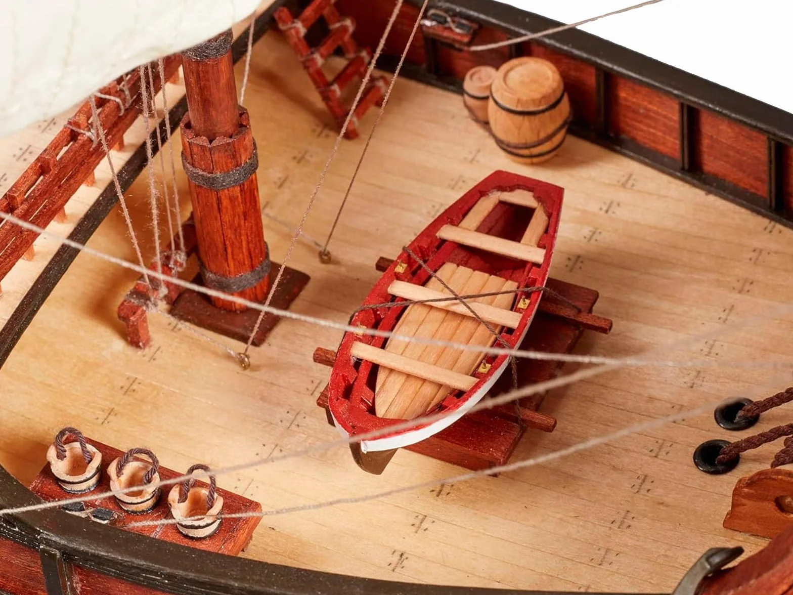 Artesanía Latina - Maqueta de Barco en Madera - Carabela Española del Descubrimiento de América, Santa María - Modelo 22411N, Escala 1:65 - Maquetas para Montar - Nivel Medio