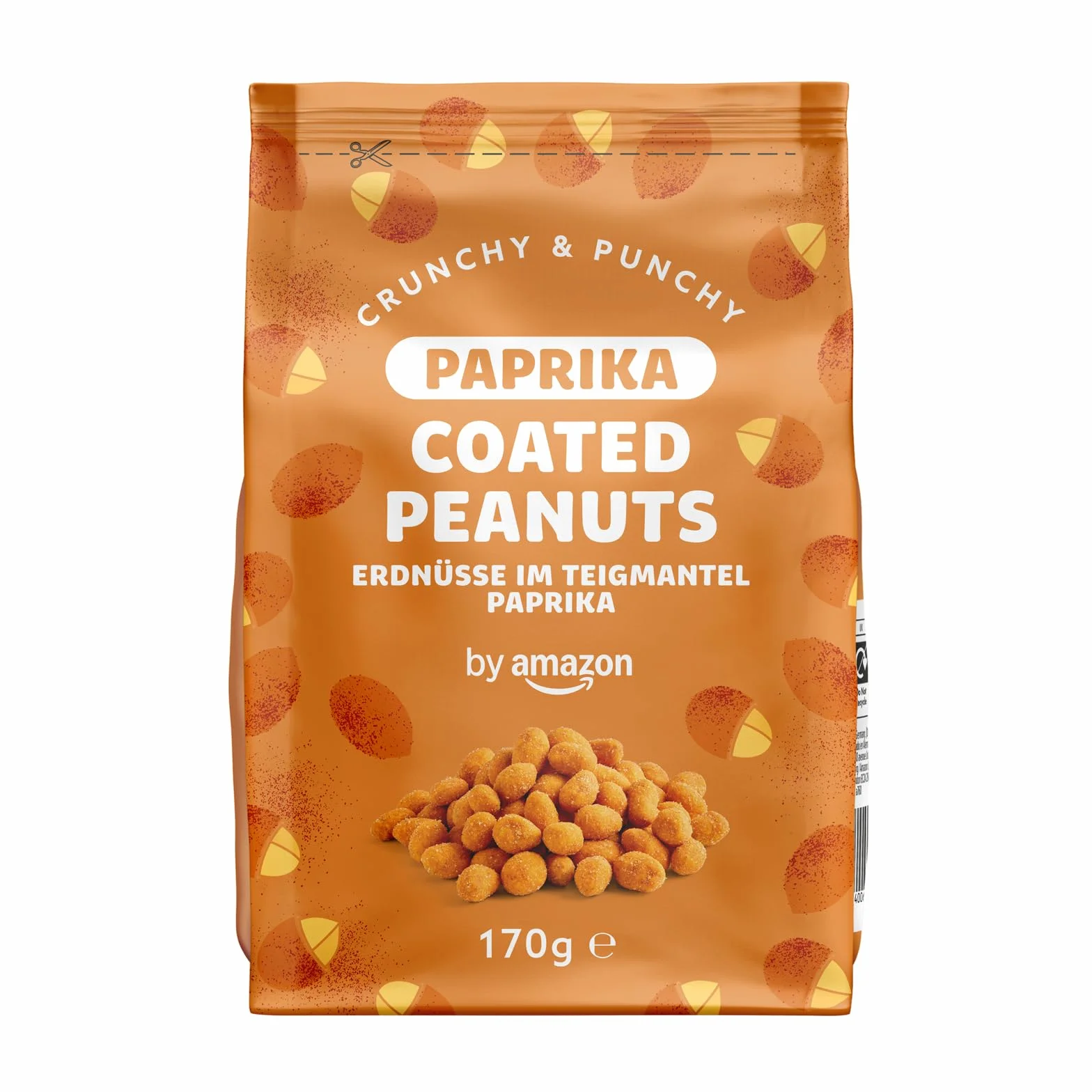 Amazon Cacahuetes Recubiertos Sabor Pimentón 170g