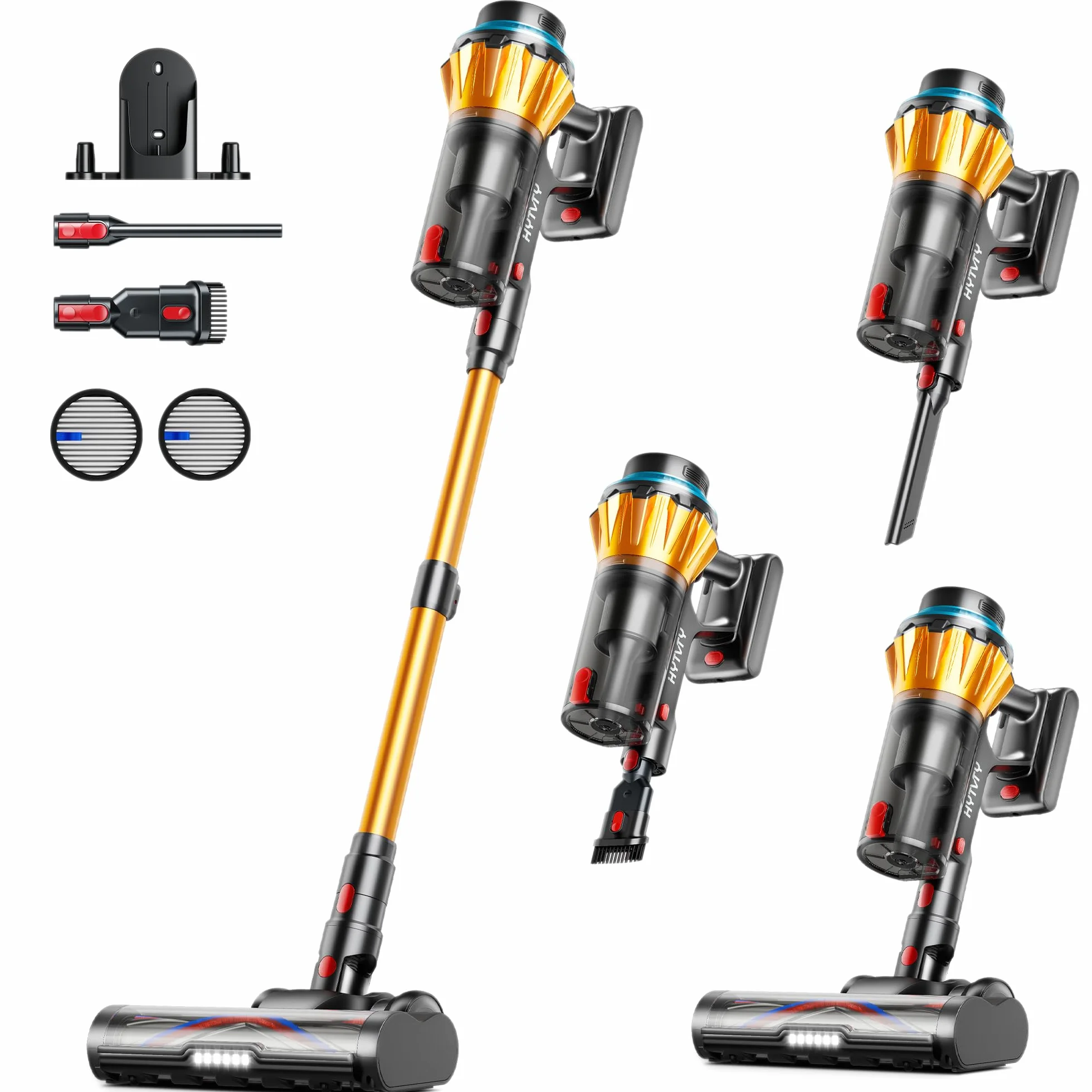 Aspiradora inalámbrica, 650 W, 55 kPa, 70 minutos de autonomía, aspiradora de mano inalámbrica, aspiradora inalámbrica con base de apoyo, aspiradoras para el hogar, pelo de mascotas y alfombras