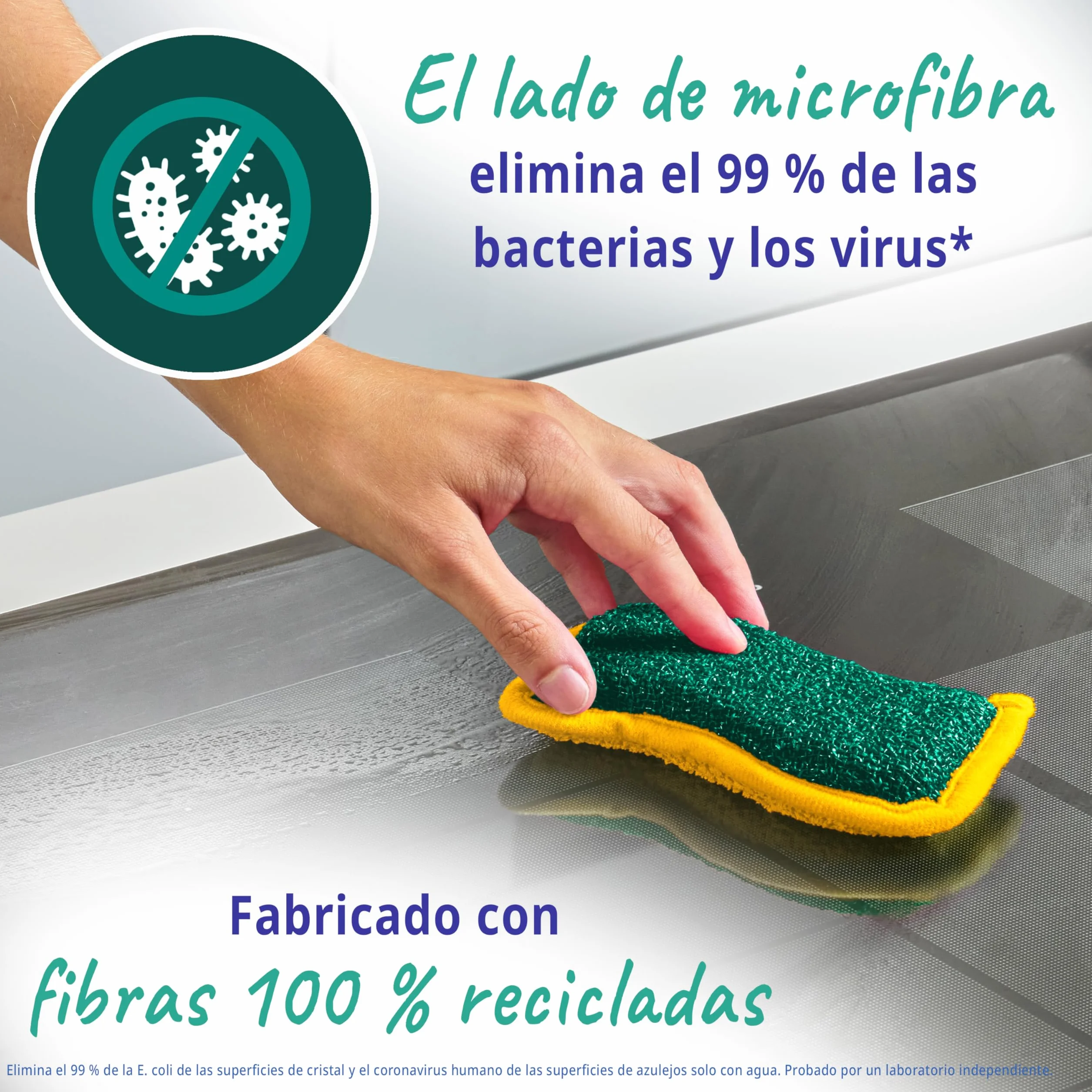 Paño de Limpieza de Microfibra Spontex Microfibre Collection | Bayetas Microfibras Multiusos de Tamaño 30 x 30 cm | 16 Trapos de Cocina