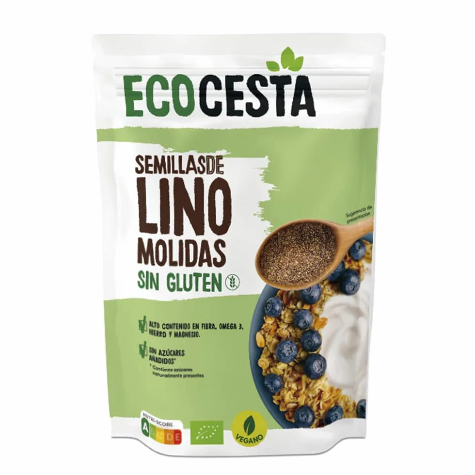 Semillas Molidas Essential Lino Marrón Molido 200g Bio
