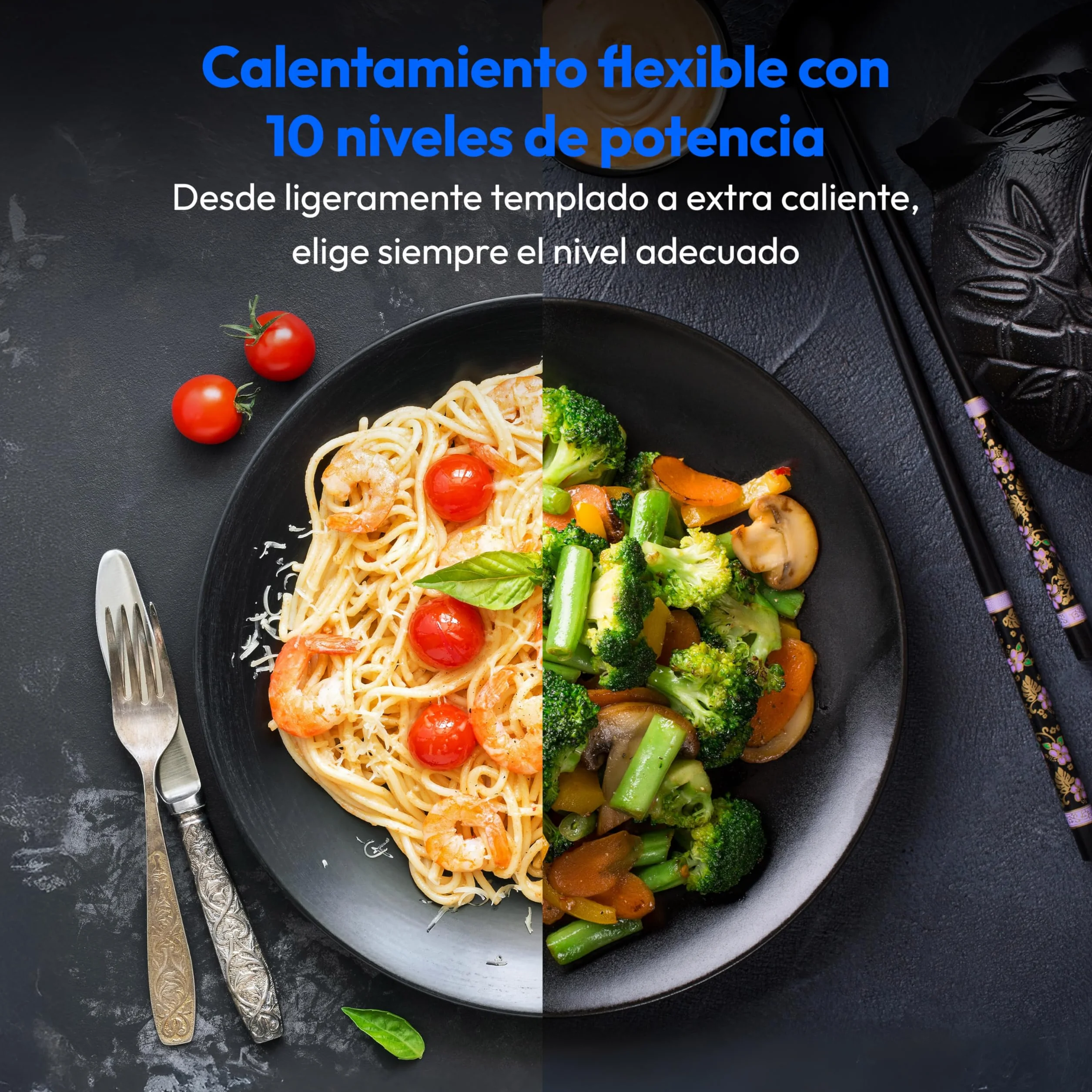 MEDION Microondas con grill y función de aire caliente (25 L, 900 W, 1100 W grill, 2100 W convección, 11 programas automáticos, 10 niveles de potencia, acero inoxidable, MD12041) negro