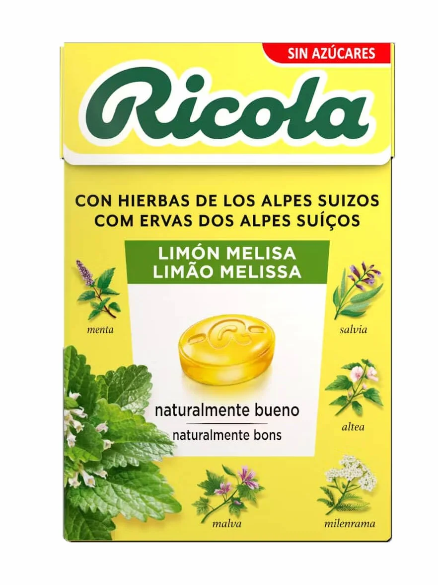 Ricola Caramelos de limón sin azúcar 50 g
