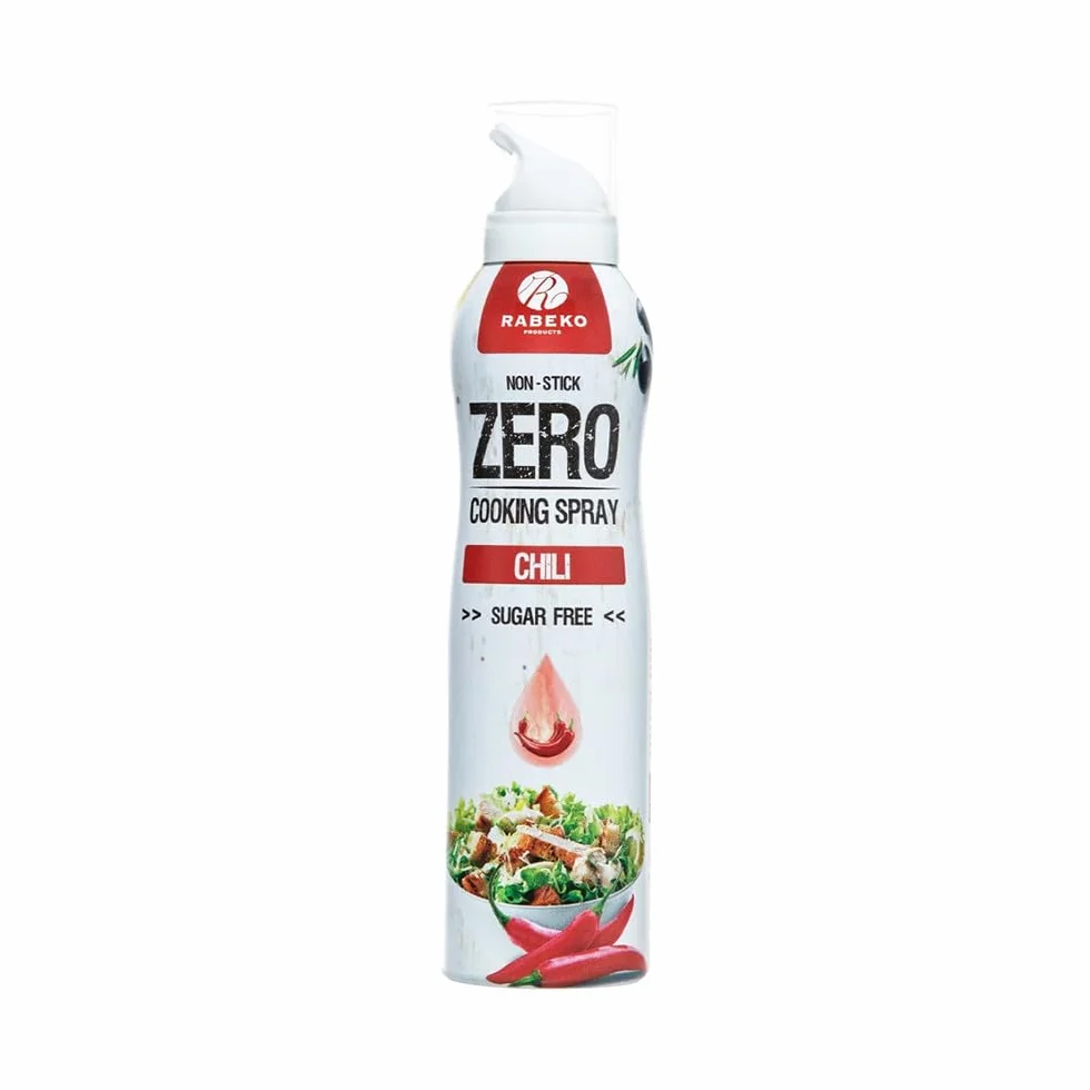 Rabeko Zero Spray para Cocinar Bajo en Calorías Pimiento de Chile 800 Raciones 2 kcal por Pulverización 200 ml