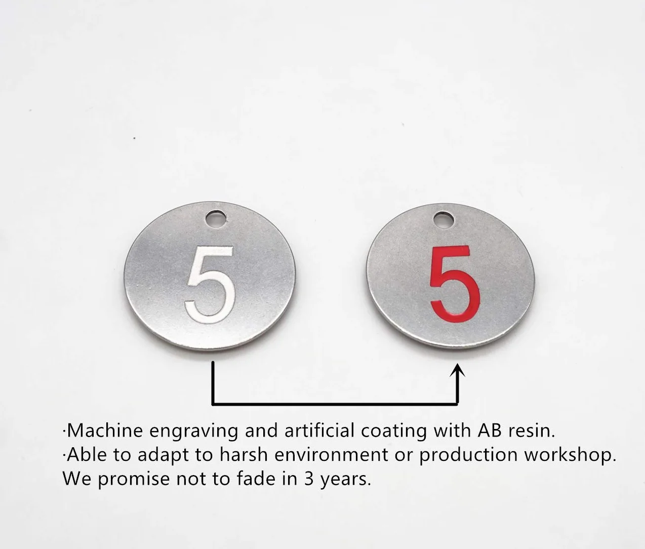 Stainless Steel Self Stick Cold Water Label Hot Water Label Hot Label Cold Label 1 Pair