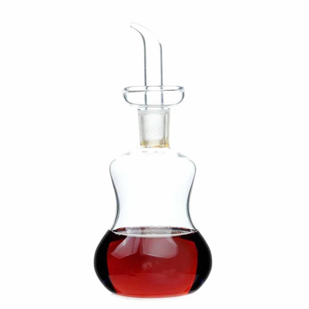 Botella de Vidrio dispensador de Aceite y vinagre, Dispensador de Aceite antigoteo de Vidrio de borosilicato de 150 ml, 250 ml y 500 ml(500ML)
