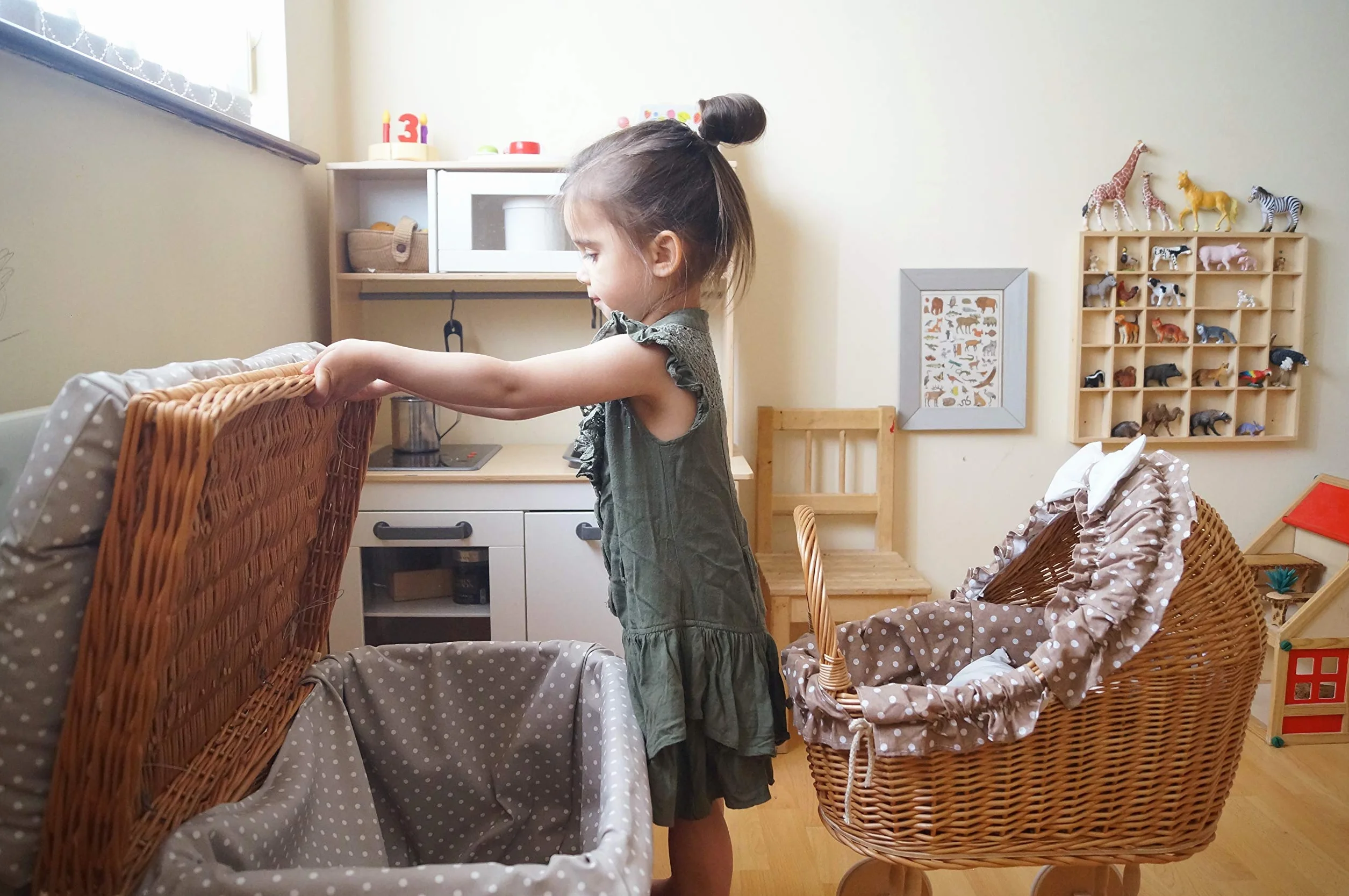 e-wicker24 Alles aus Weide Cesta de mimbre para guardar objetos y como cesta de ropa o cesta de juguetes, armario de lavandería para ropa sucia de mimbre trenzado (natural)