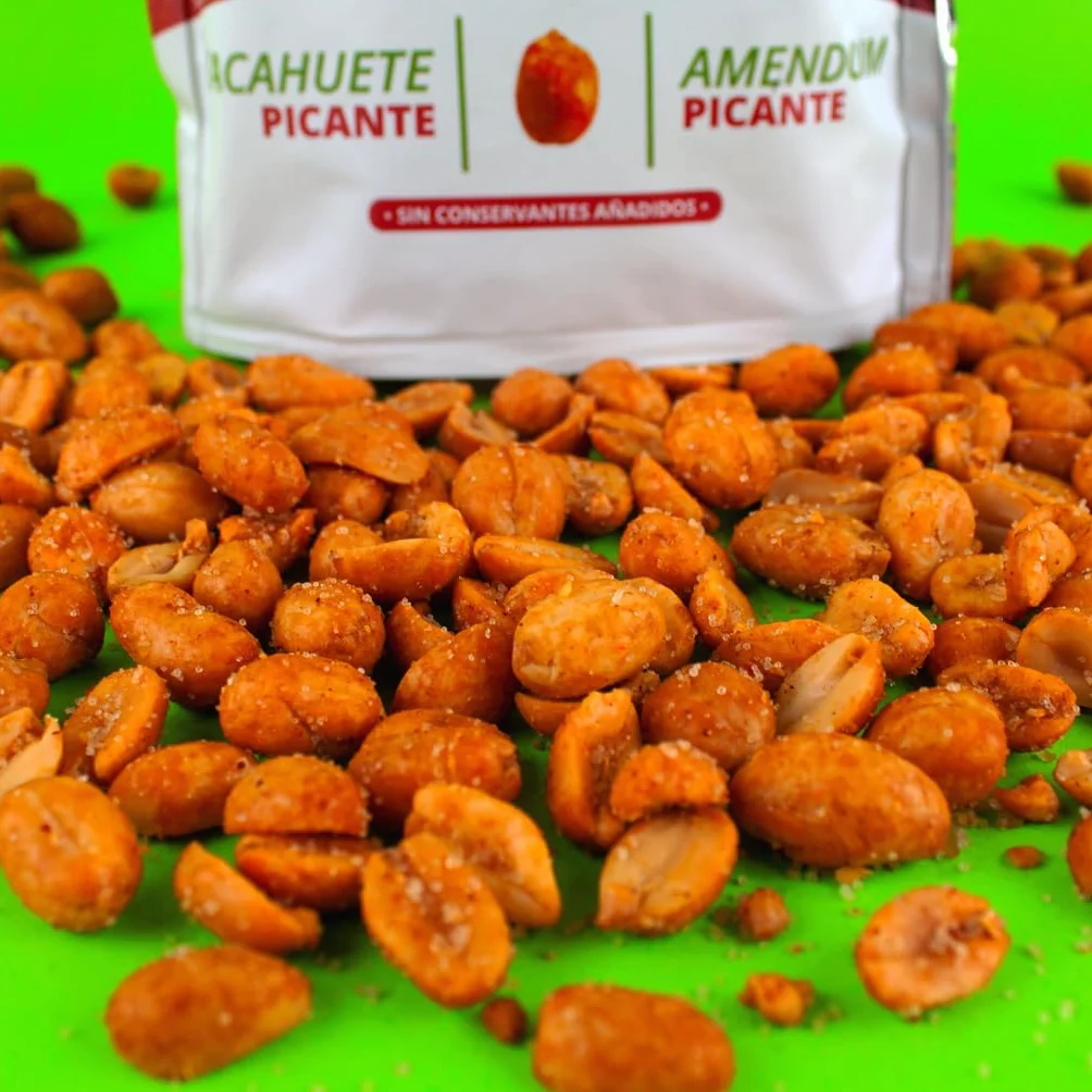 EL NOGAL Frutos Secos Cacahuete Repelado Picante Doypack 125 g