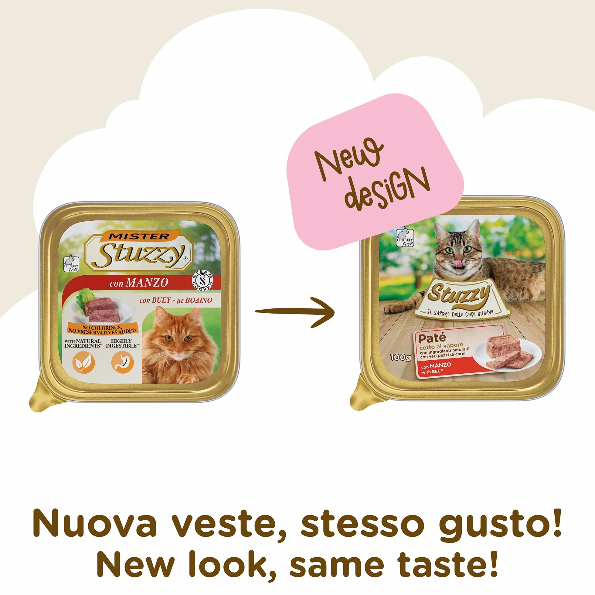 Stuzzy Paté con Manzo 32x100g