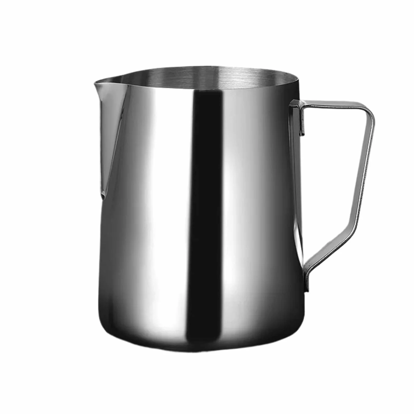 Jarras de leche acero inoxidable, jarra artesanal for espumar, café, Latte, espuma artística, tazón taza, 2 uds Para Espumar(2000ml)
