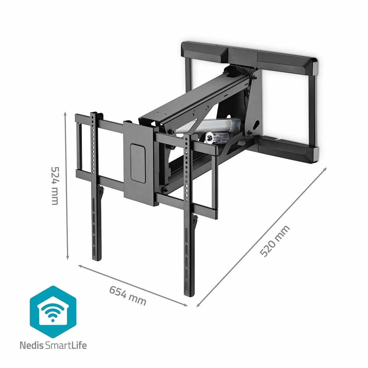 Nedis Motorisierte TV-Wandhalterung 37-75" 35 kg drehbar