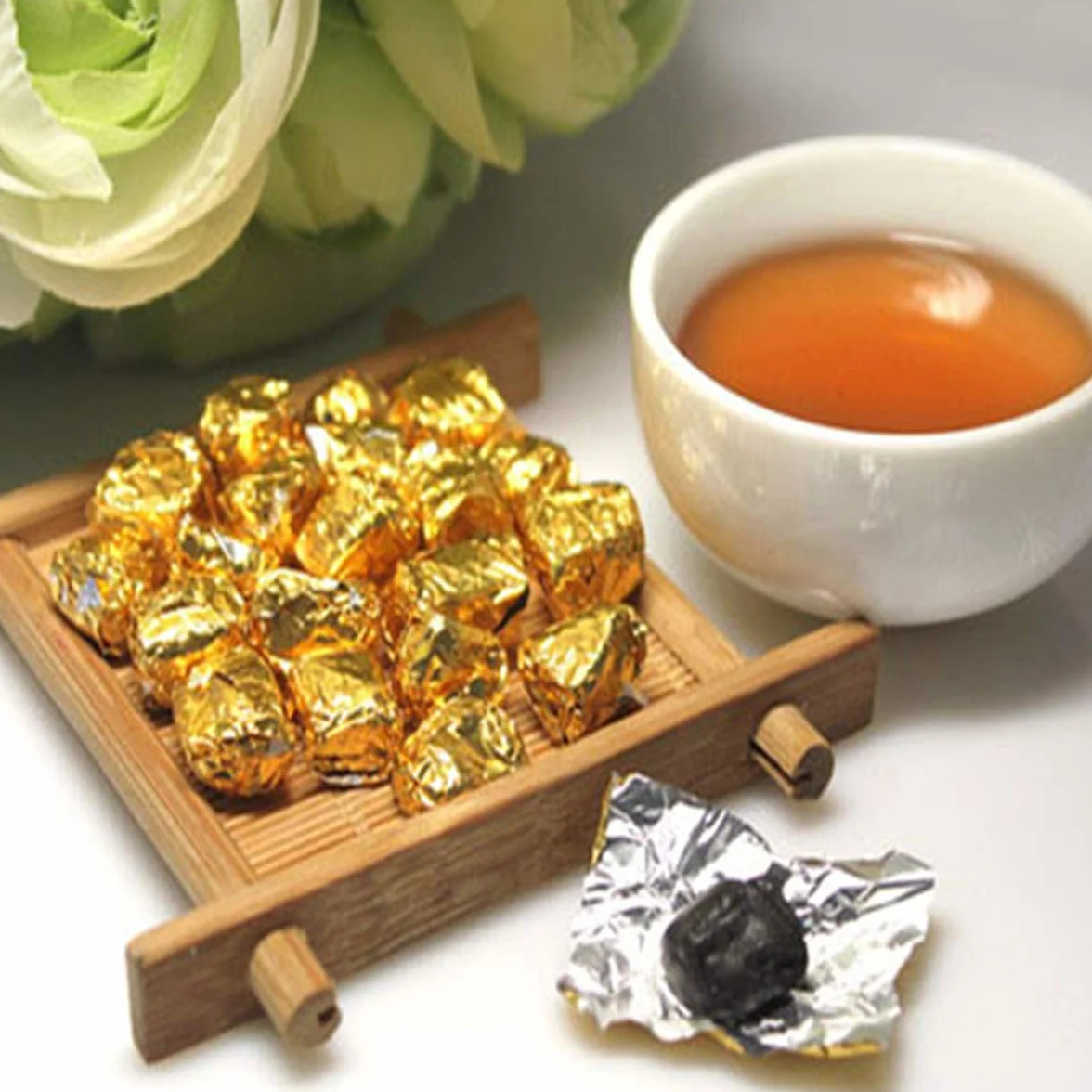 Puer té maduro Cha Gao crema Puerh cocido Pu'er Yunnan 30g 30 piezas