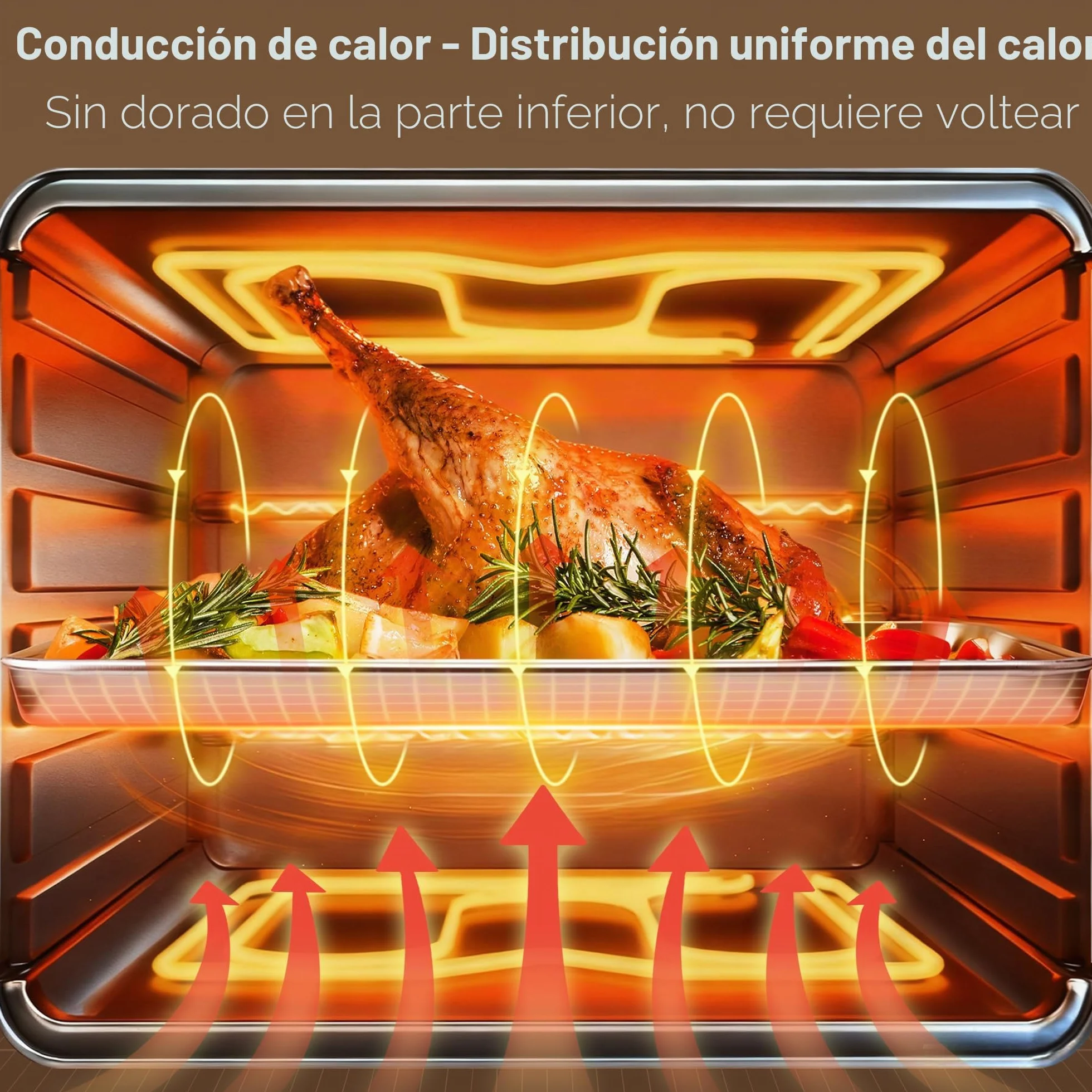 Bandeja para hornear de acero inoxidable con rejilla, 16 x 12 x 1 pulgada