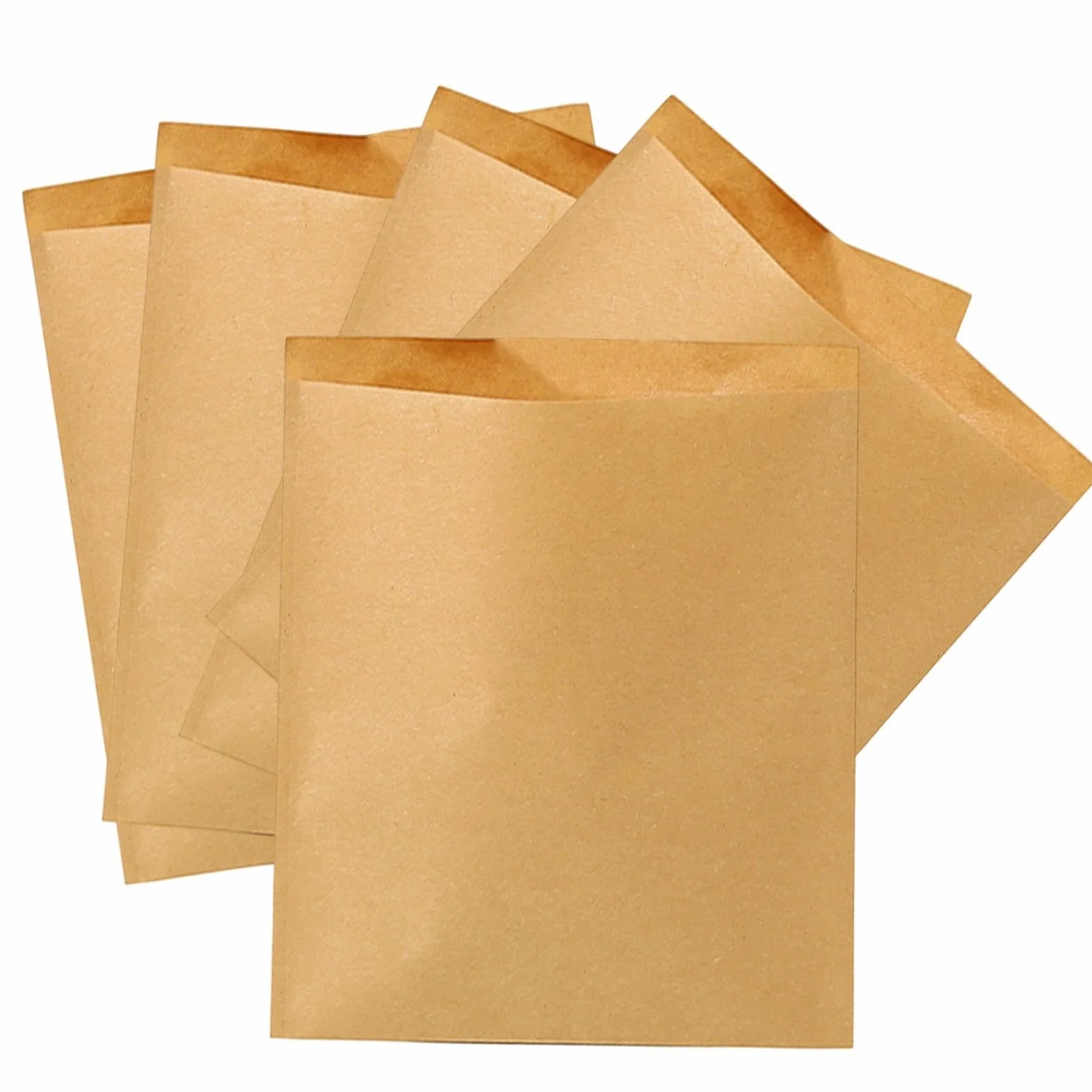 Bolsas Sándwich De Papel 600 Unidades Envoltorios Alimenticios Antigrasa | Bolsas Marrones De Sándwich para pícnic, camping, escuela, lugar de trabajo, restaurante, almuerzo y cocina