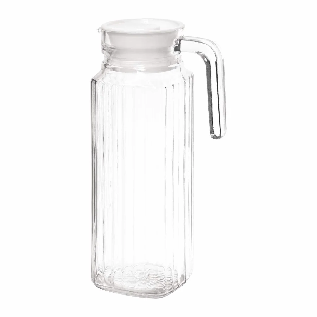 Jarra de cristal Olympia acanalada, 1 l, 6 unidades