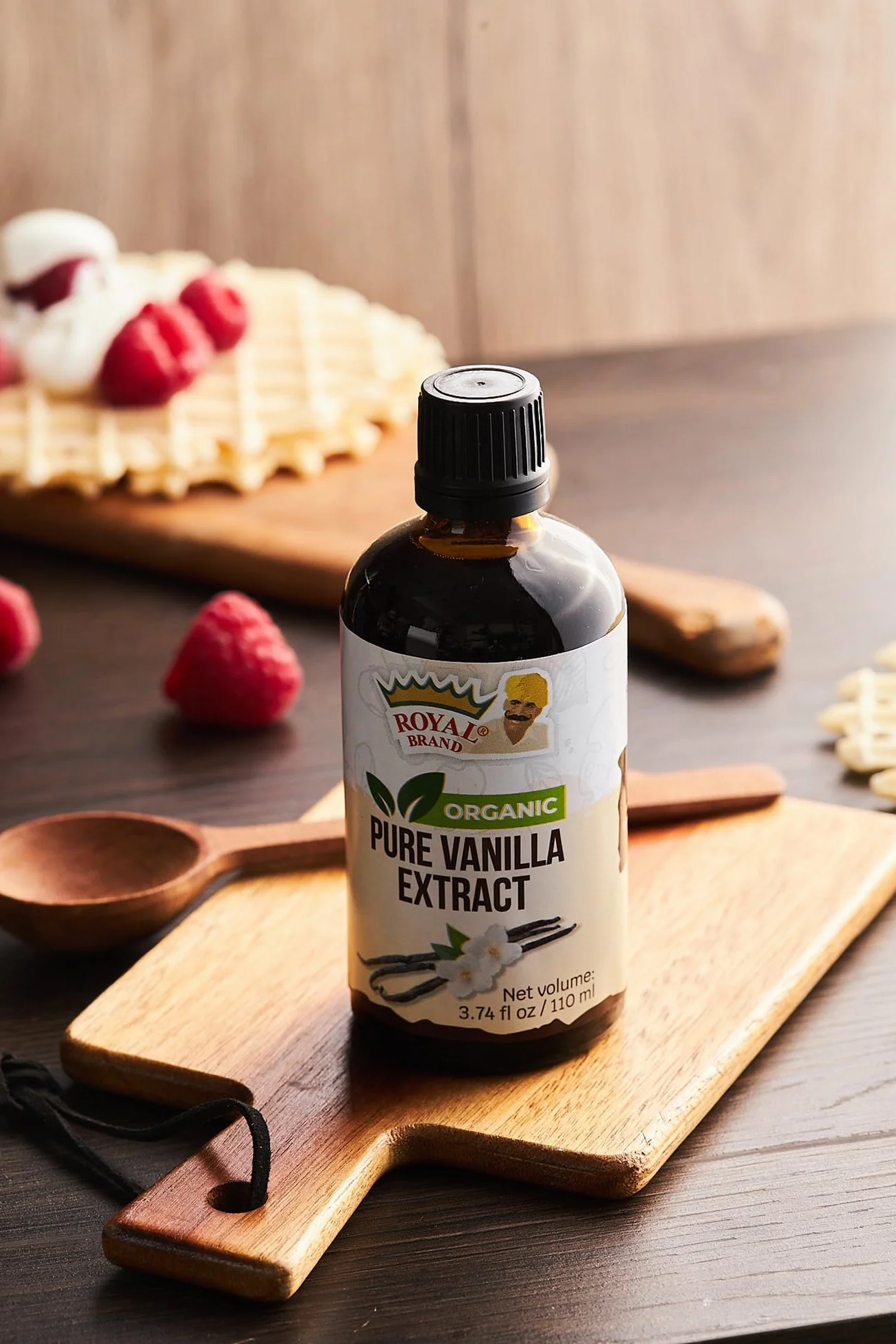 Extracto de vainilla ecológico 110ml botella de vidrio sin aditivos