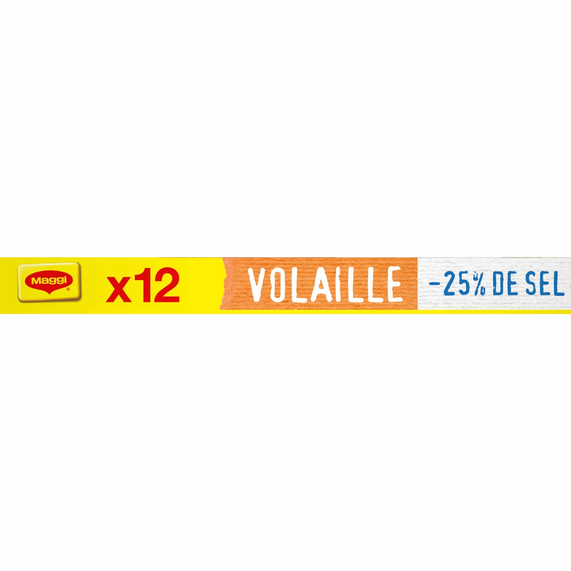Maggi Assaisonnement Volaille Sel Réduit Bouillon KUB 120 g