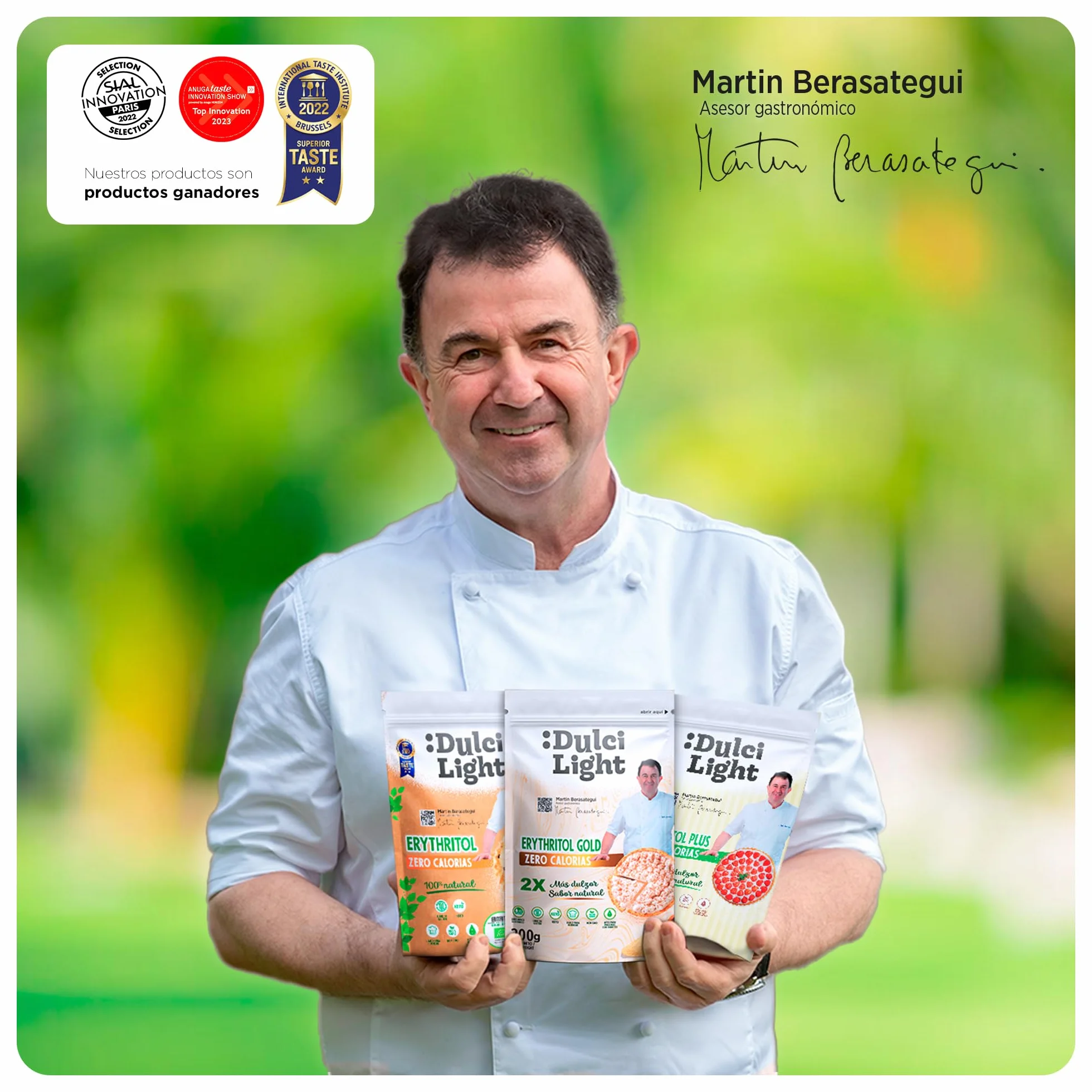 Dulcilight Edulcorante Eritritol 2Kg Zero Calorías Sustituto del Azúcar Sabor Natural No GMO Keto Vegano Libre de Gluten