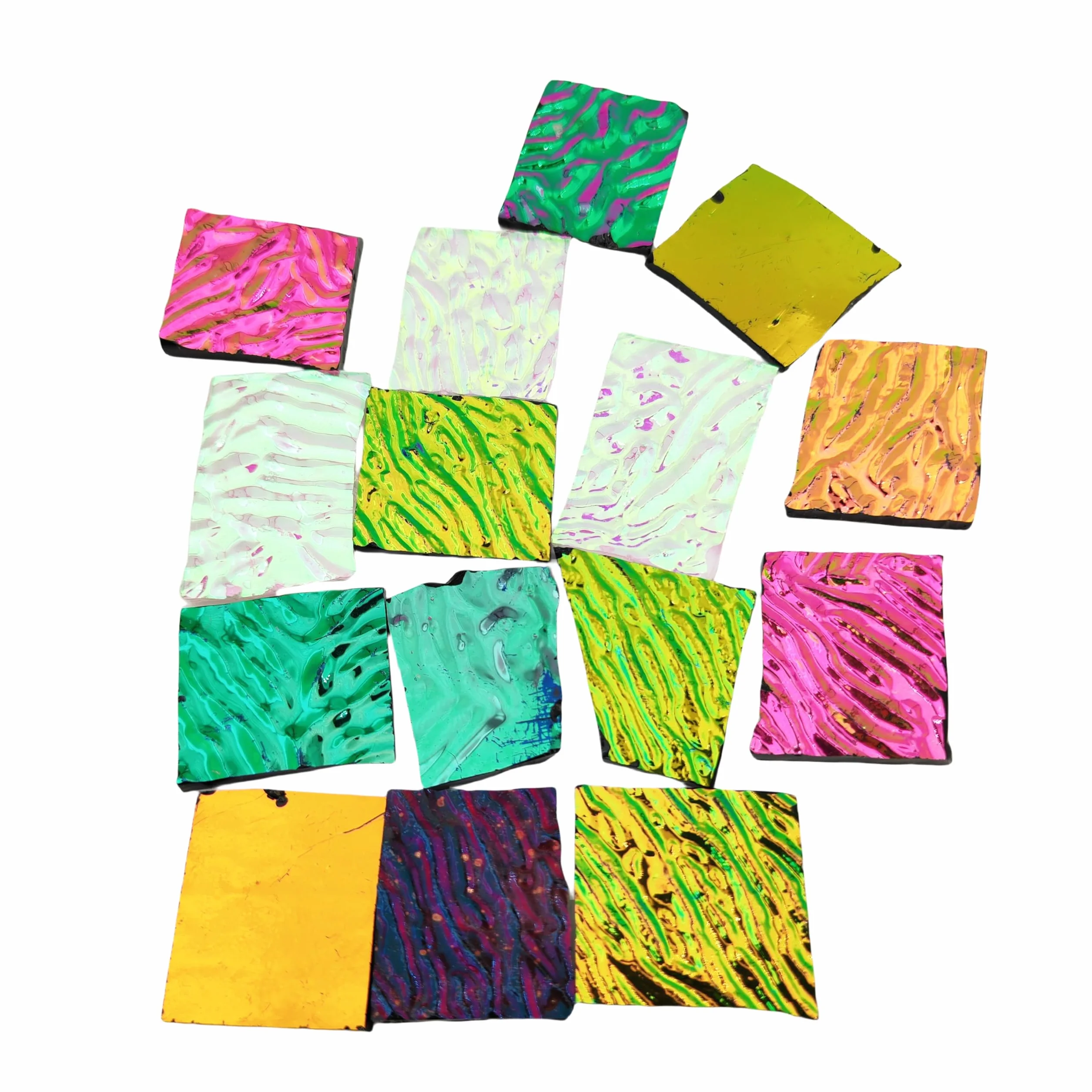 Vidrio Dicroico COE90 84g 3 Bolsas para Horno de Microondas Vidrieras Joyería