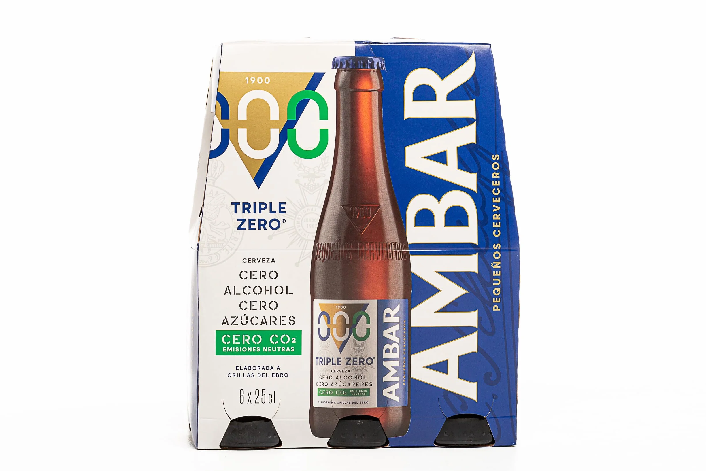 Ambar Triple Zero 0.0% Alcohol 6x25cl Pack