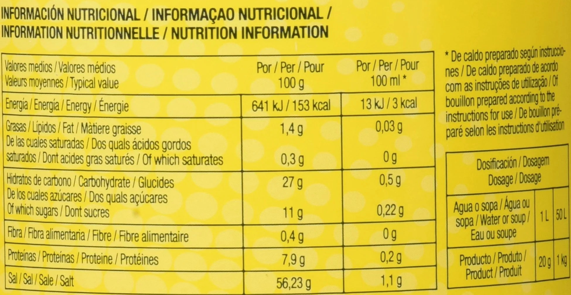 Avecrem Caldo de pollo 1 kg