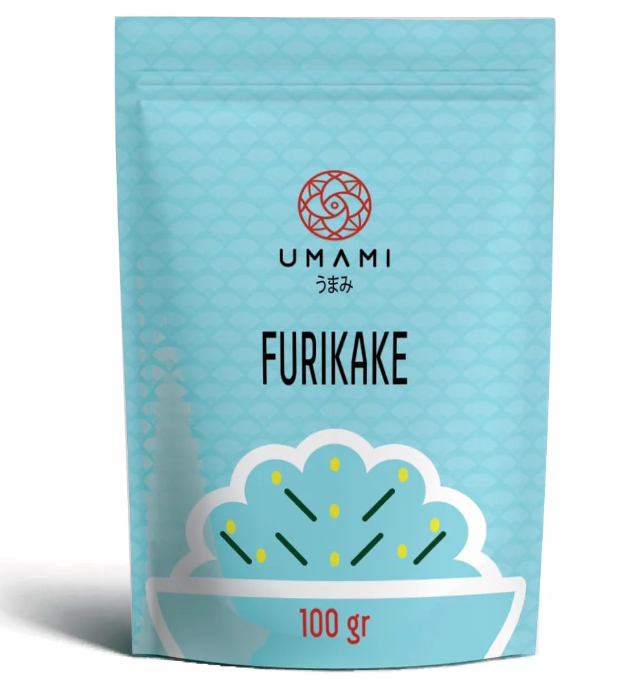Furikake Ecológico Umami 100g Condimento Japonés Sésamo y Algas Nori Vegano Sin Aditivos