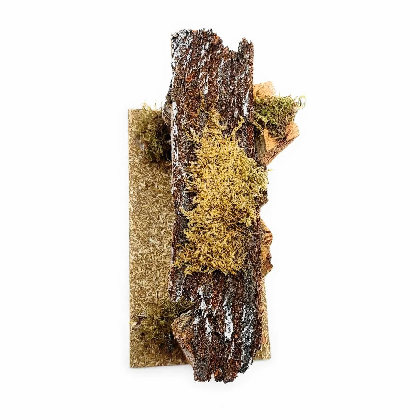 Acan Tradineur - Cueva para Figuras de Nacimiento de 8-12 cm, Corcho, Pesebre para belén navideño 15 x 26,6 x 14 cm,Figura Decorativa Navidad, decoración Tradicional