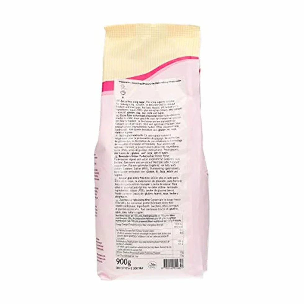 FunCakes Azúcar Glas Refinado 900 g para Glaseado y Fondant