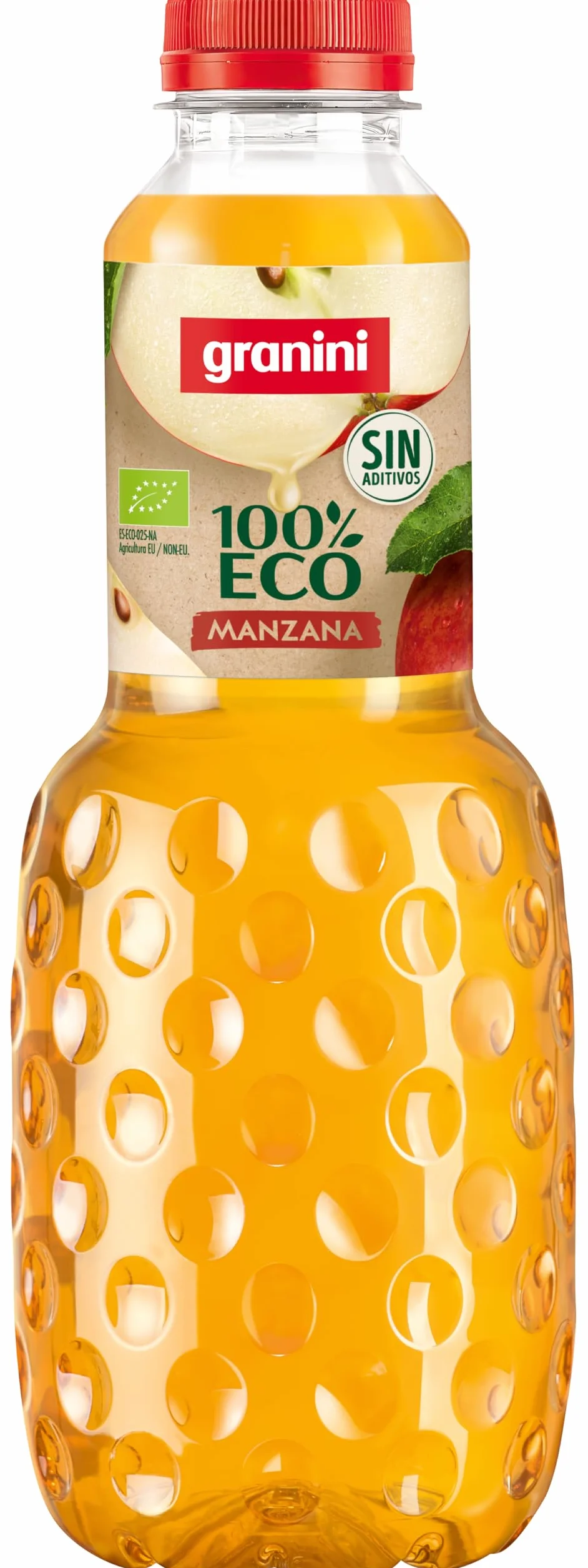 Granini 100% ECO Zumo de Manzana ecológico Pack 6 x 1L Sin azúcares añadidos