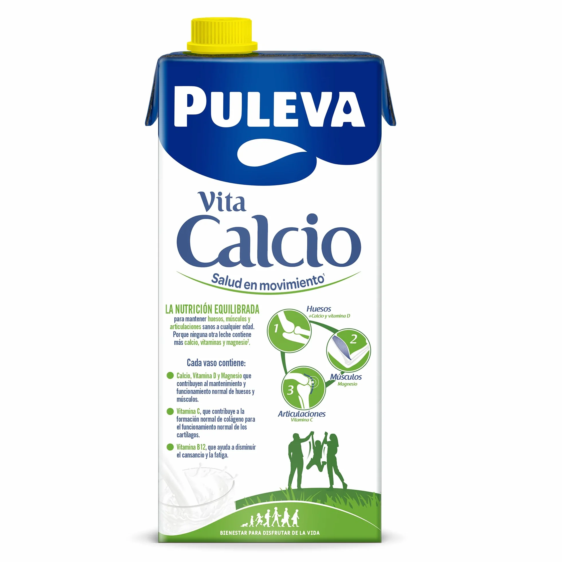 Puleva Calcio Leche Semidesnatada Pack 6 x 1Lt