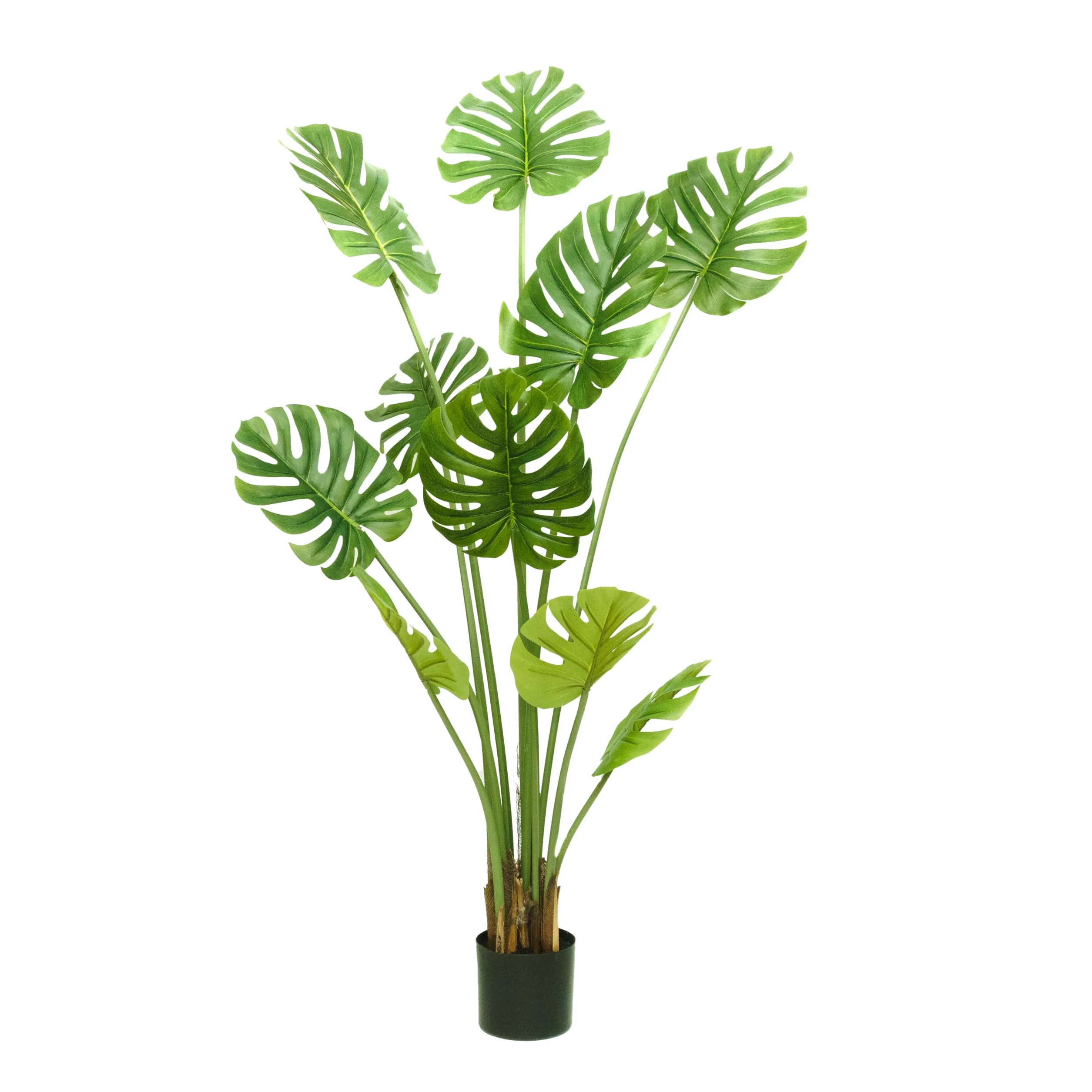 Monstera Artificial Grande 160 cm | Costilla de Adán Realista para Decoración de Hogar y Oficina | Planta Tropical Artificial Elegante | Árbol Artificial Decorativo