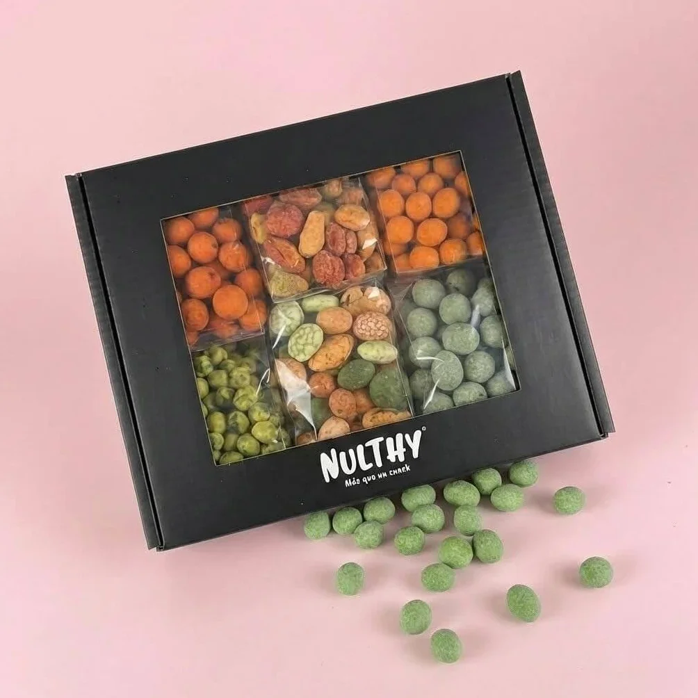 Caja de Aperitivos Picantes La Picantona, 6 Variedades Gourmet, Wasabi y Chili, Snack Exótico Crujiente