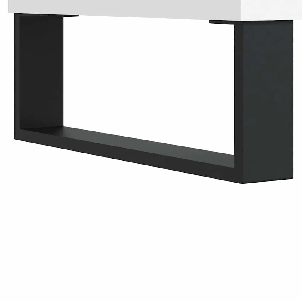 vidaXL Mueble para Discos Madera contrachapada Blanco 84,5x38x89 cm