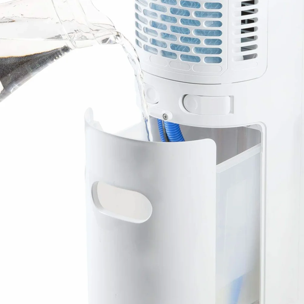 Domo DO157A - Refrigerador de aire con depósito de agua de 7 litros, color blanco