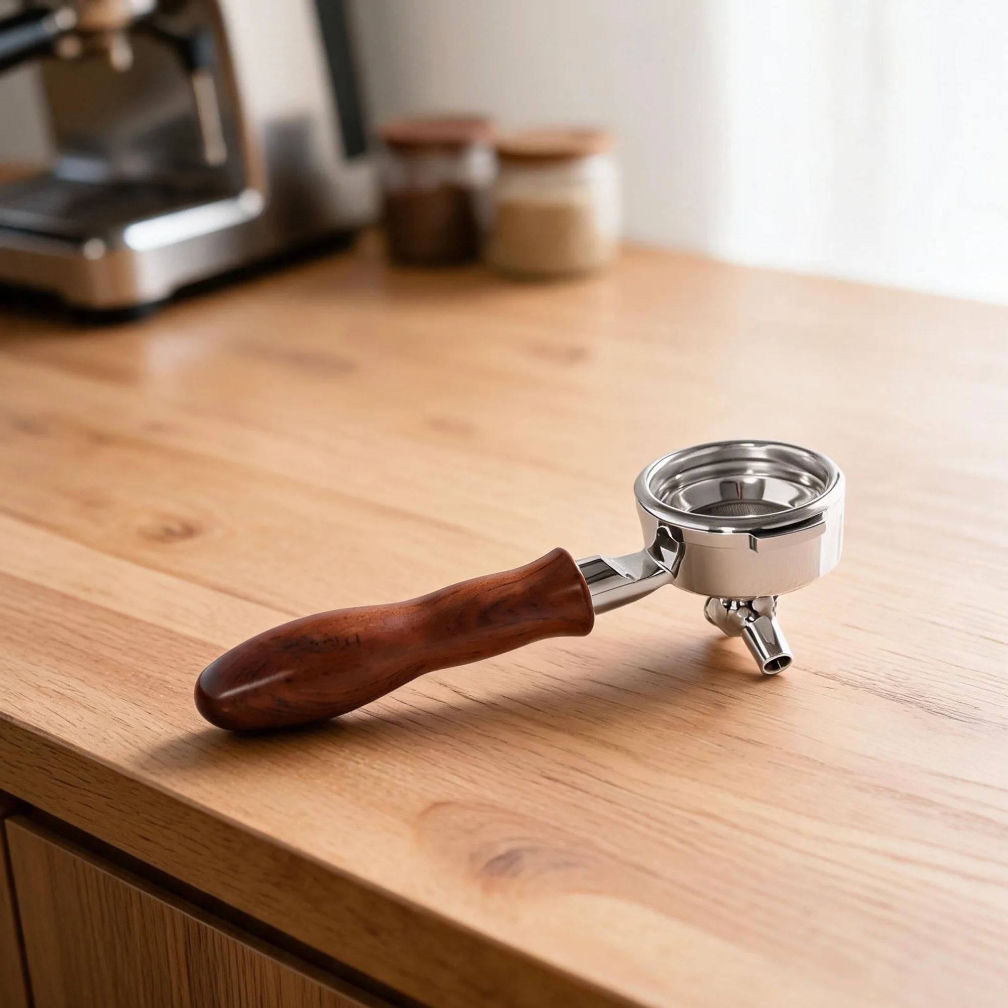 Juego de portafiltros profesionales de 58 mm para máquinas de espresso Sage – Cesta de filtro no presurizada para cafetera Barista Express Plus de doble caldera
