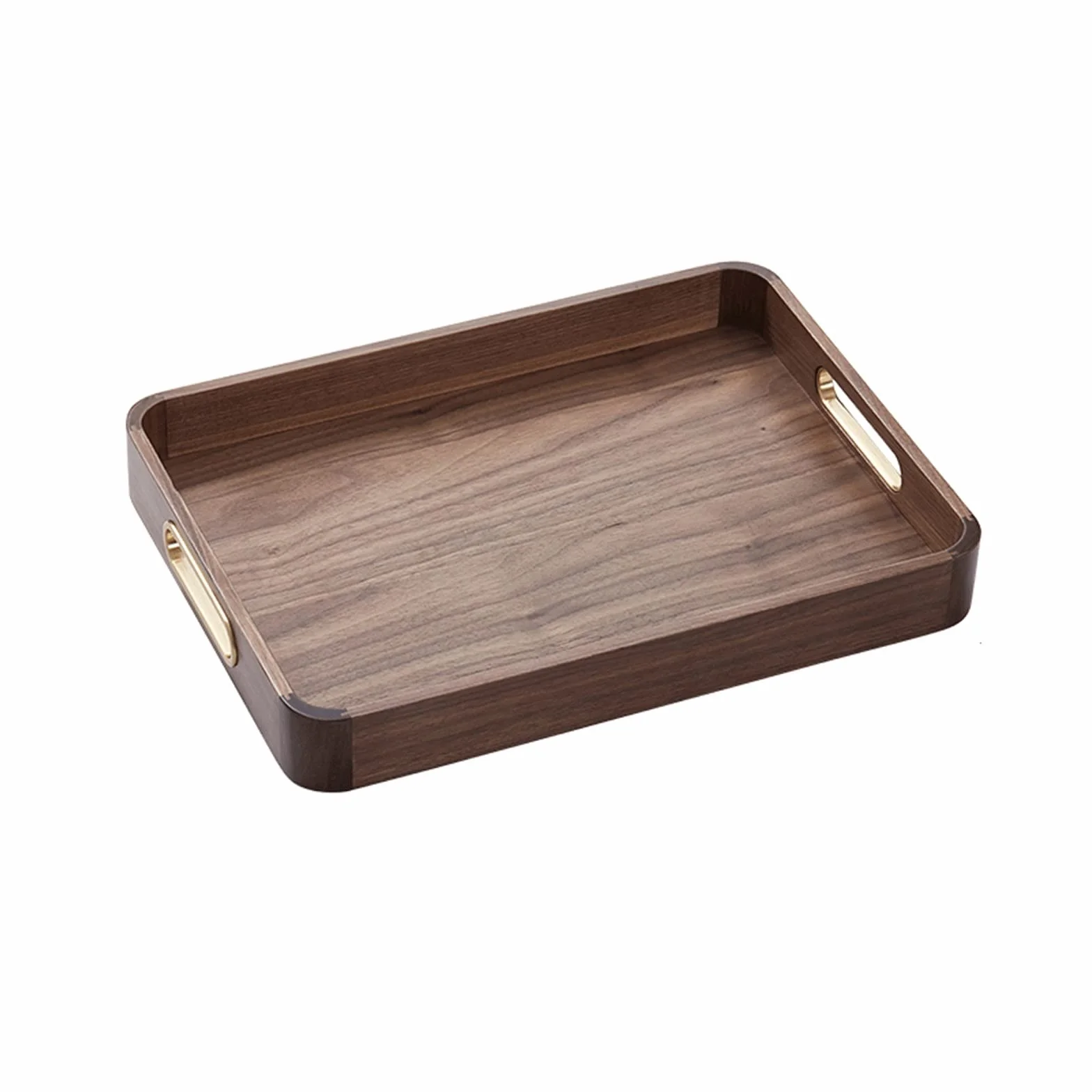 Bandejas Comida Bandeja de madera for servir con asa, bandeja de cama nido, bandeja de sofá for comer, trabajo, almacenamiento, decoración for dormitorio, cocina, sala de estar Bandejas de Servir ( Si
