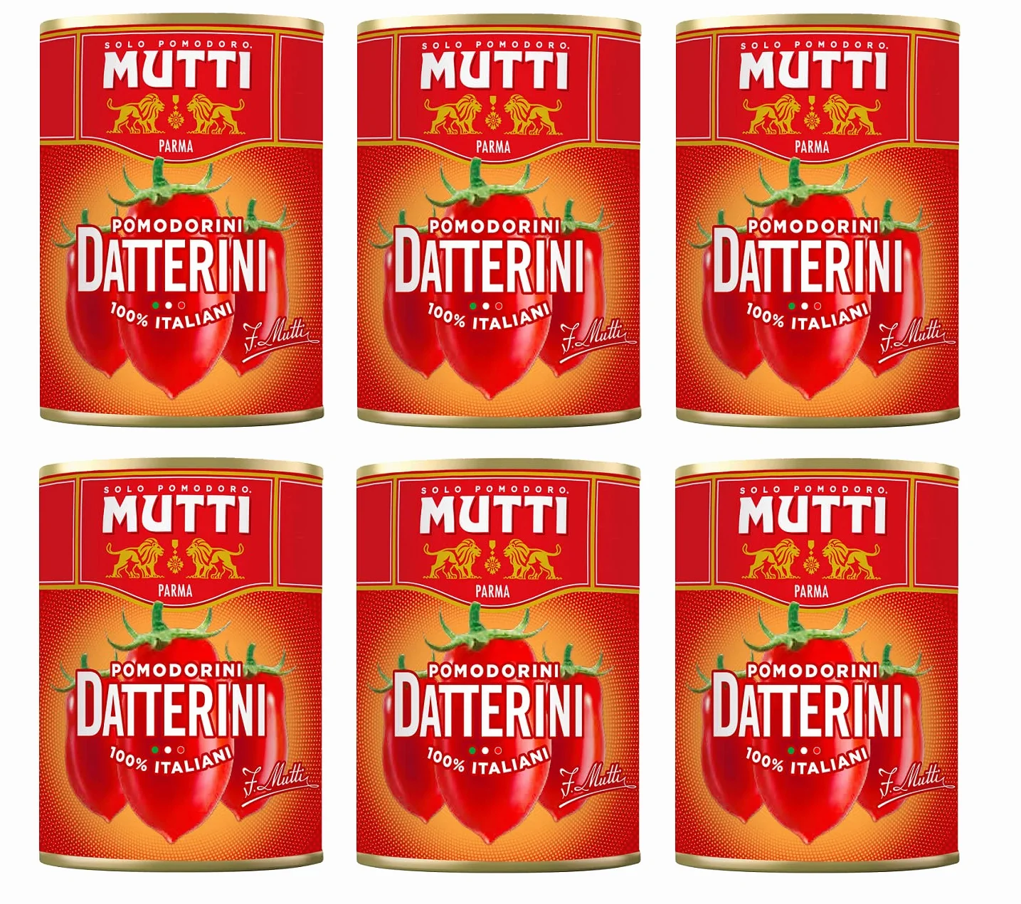 Mutti Pomodorini Datterini - 6 tomates cherry, 400 g
