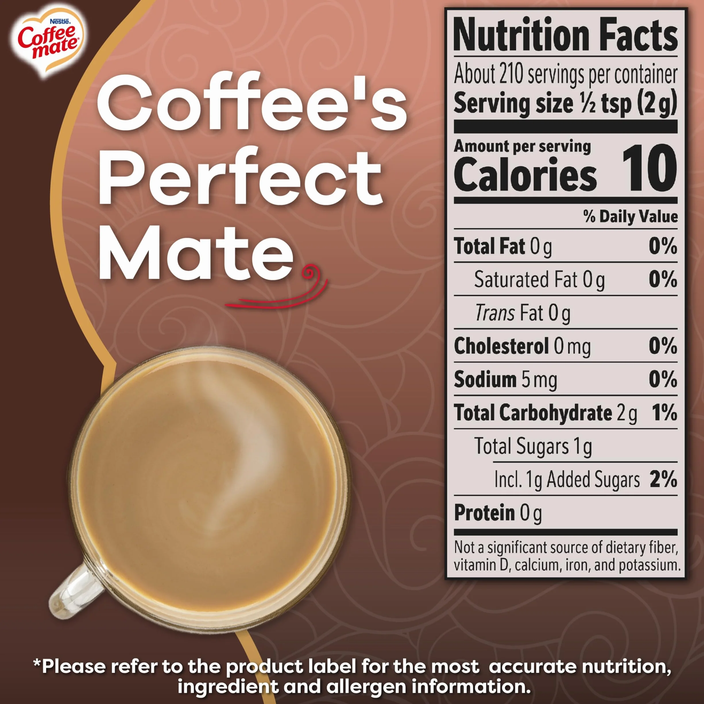Nestle Coffee mate Chocolate Creme Powder Coffee Creamer
