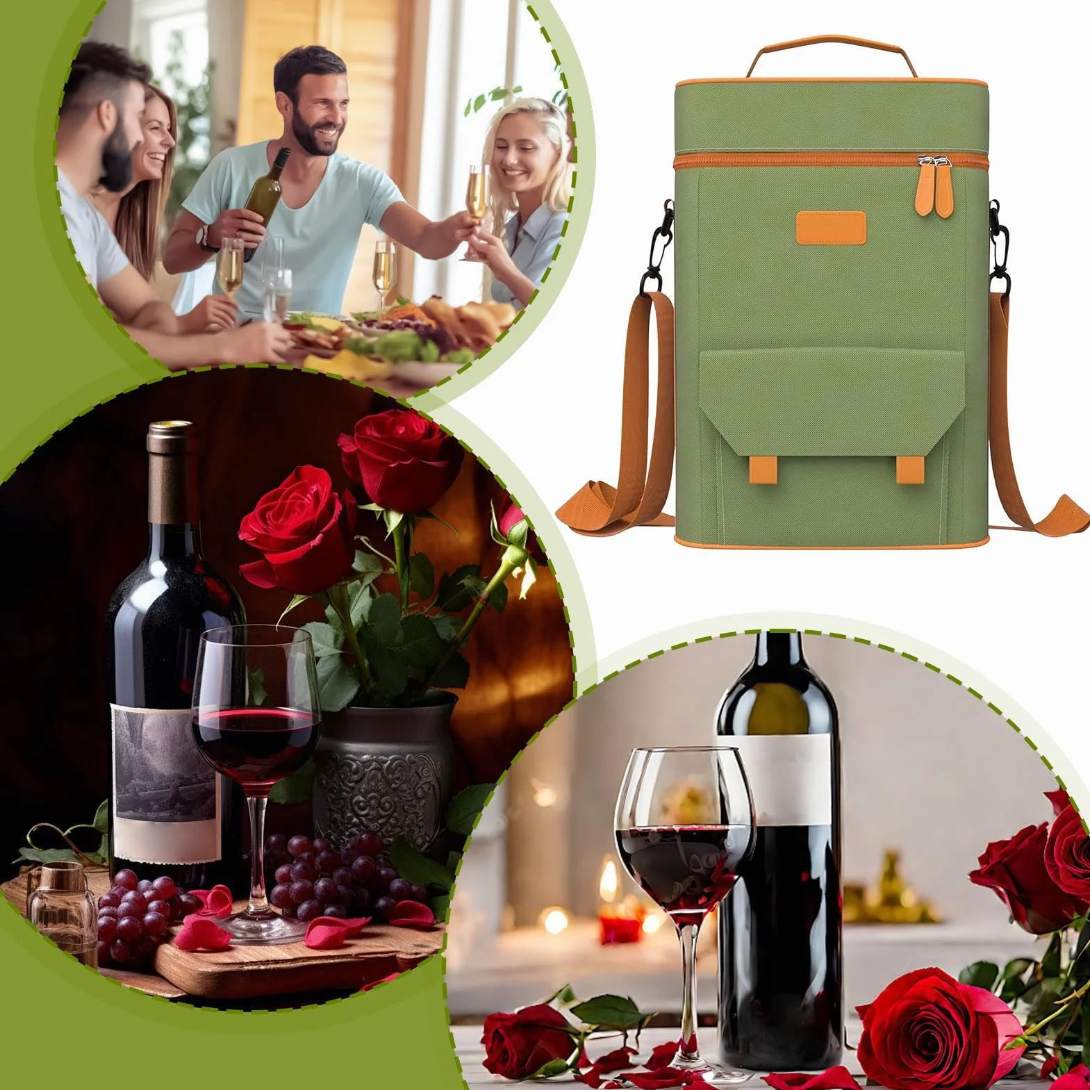 Bolsa Para Botellas De Vino Impermeable - Funda Protectora Viaje