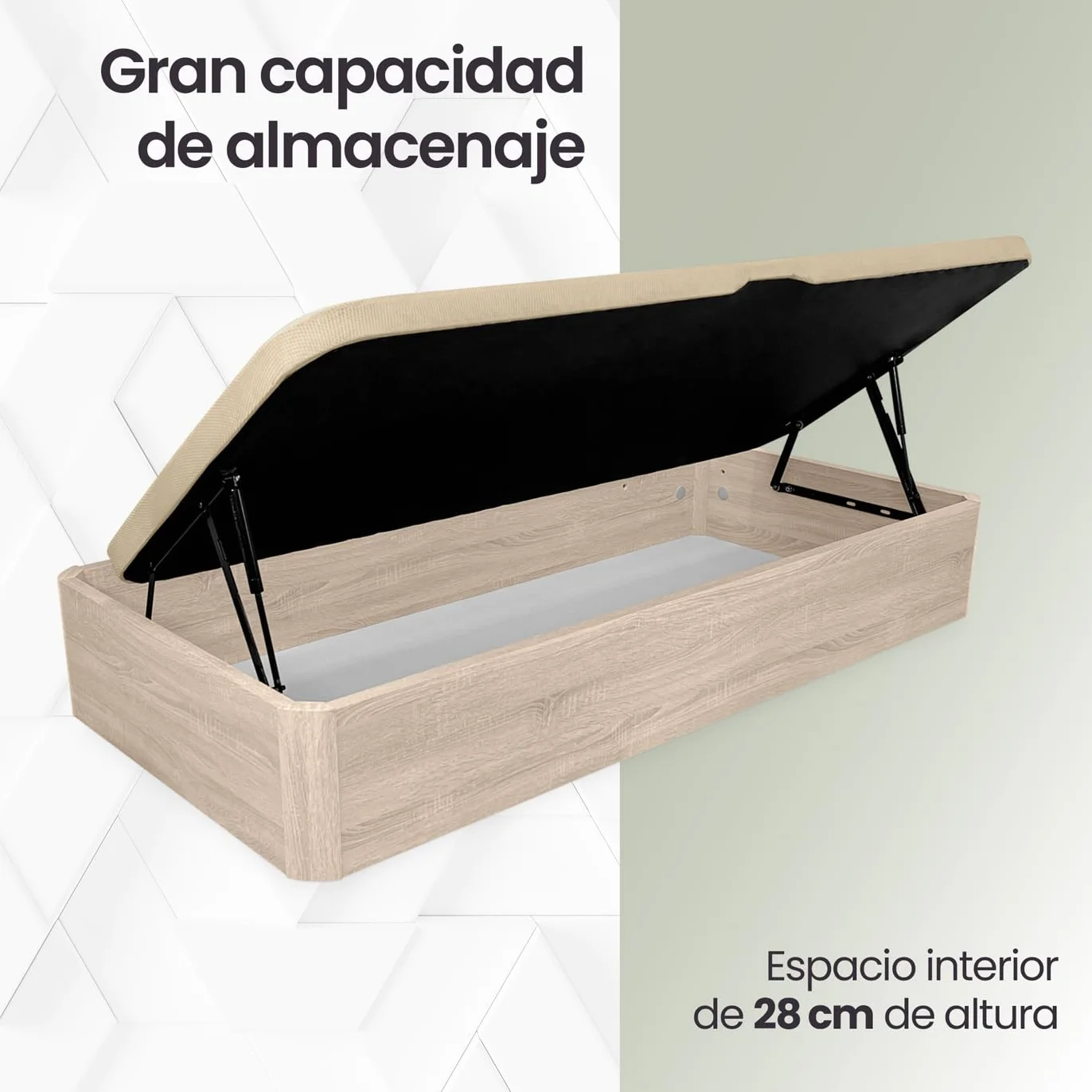 Canapé Abatible Súper Reforzado 90x190 Cambria
