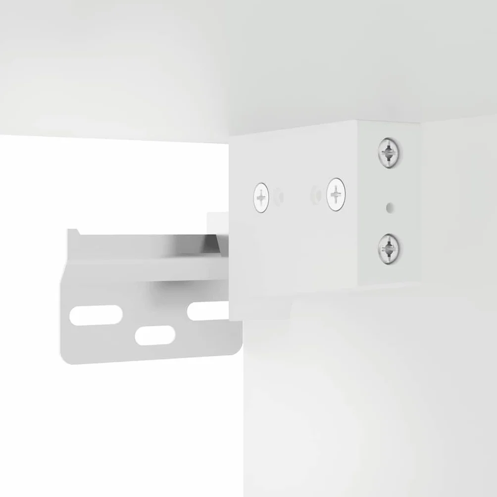 vidaXL Armario de Pared Blanco 69,5x34x90 cm, Armario, Armario Colgante, Armario Auxiliar, Armario de almacenaje, Armario Colgante de Pared