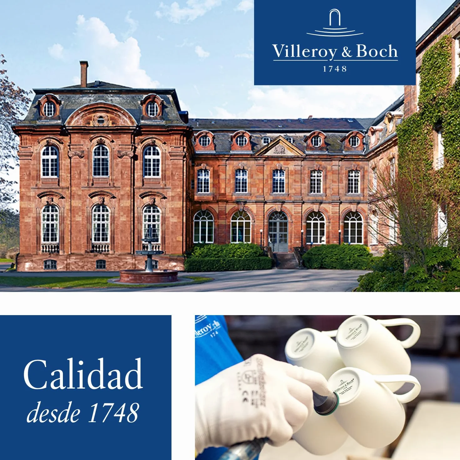 Villeroy & Boch - Manufacture Set Básico 6 Piezas Blanco, Apto para Lavavajillas, Apto para Microondas, Platos, Cuencos, Vajilla Negra, Porcelana Premium