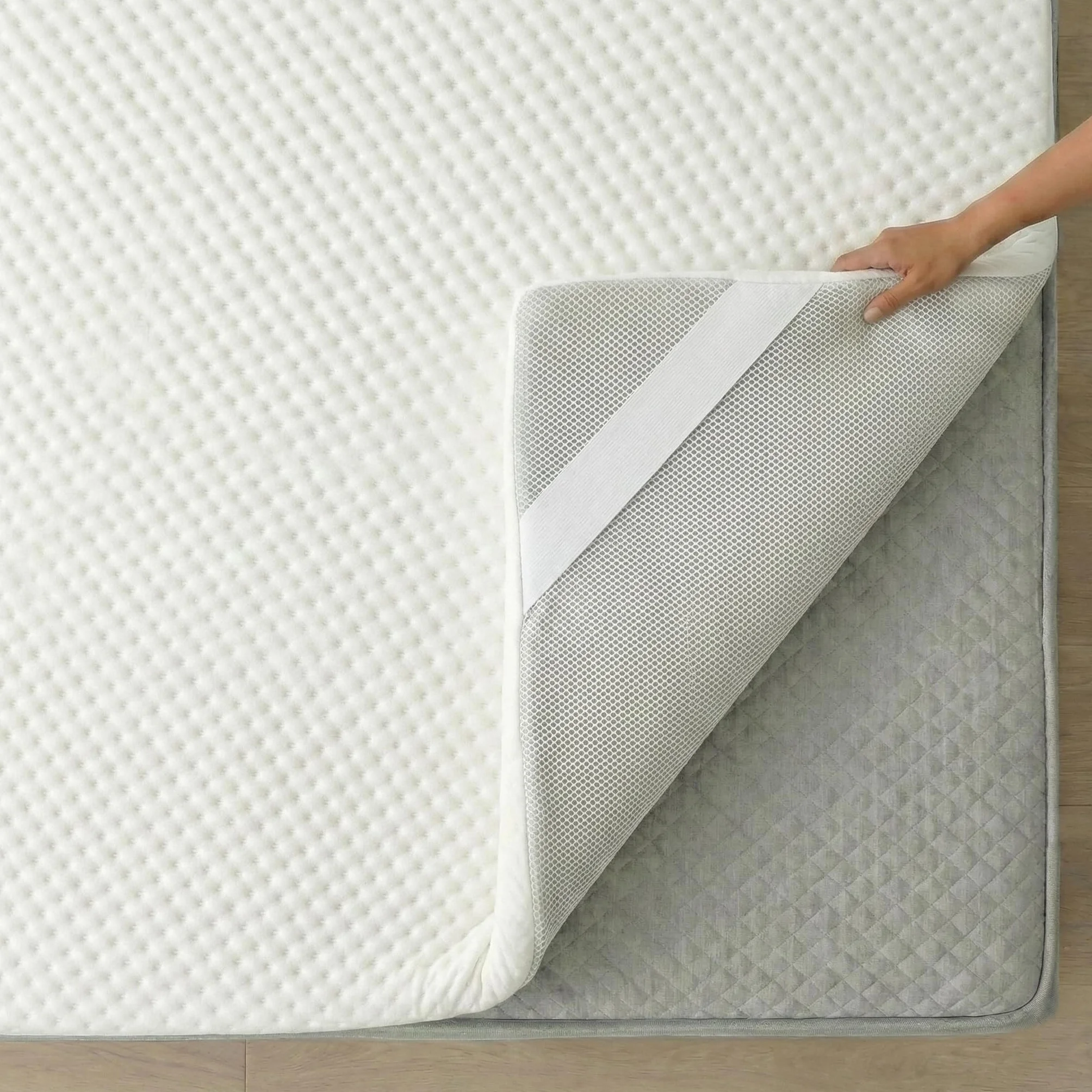 Topper Viscoelástico 135x190 cm – Grosor 8 cm | Fabricado en España | Alivia la Presión | Reduce la Tensión Corporal | 100 % Viscoelástica | Funda Transpirable Desenfundable y Lavable | CertiPUR