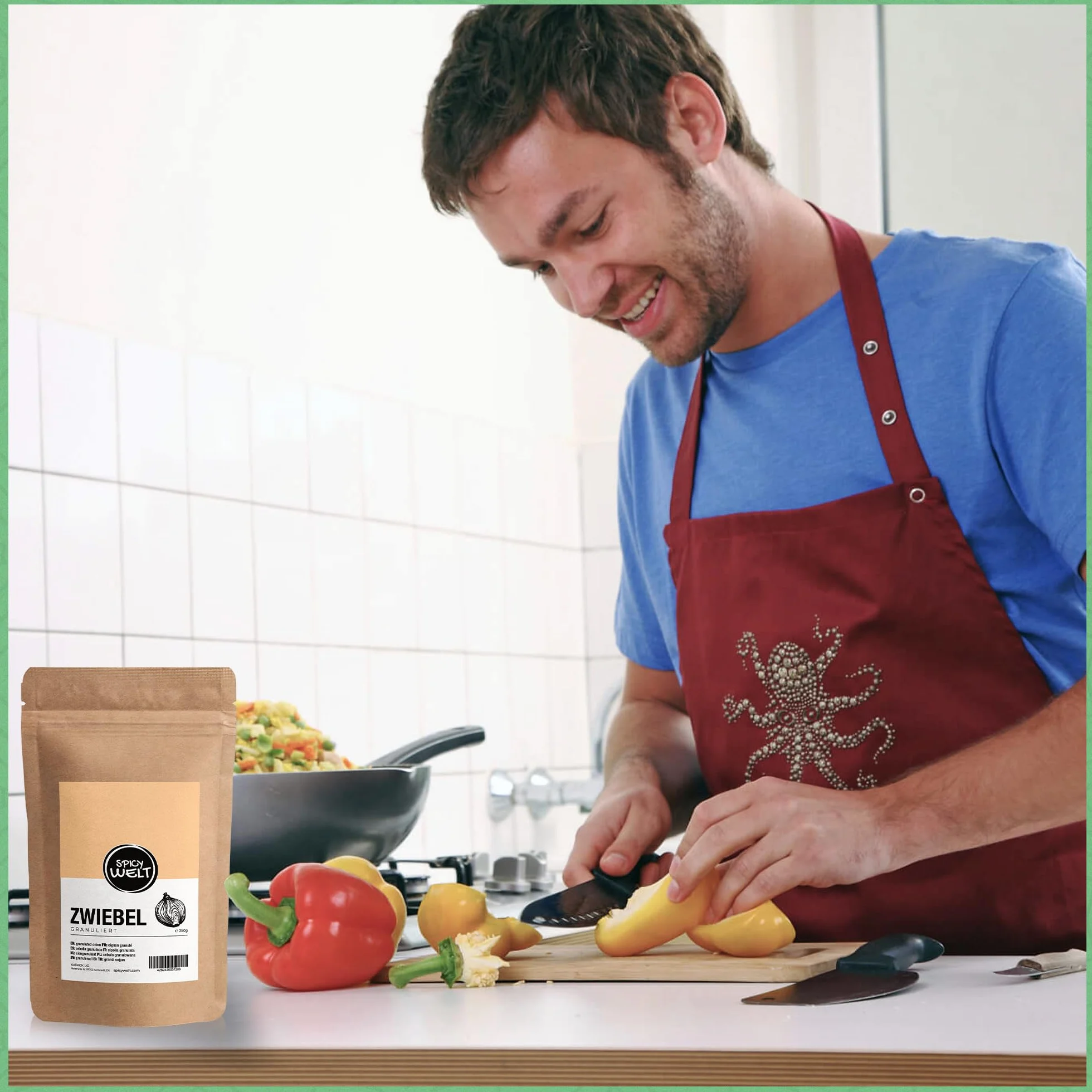 Cebolla Granulada 500g - Cebolla Deshidratada en Gránulos para Guisos, Salsas y Adobos 100% Natural