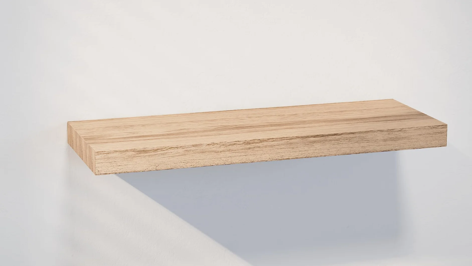 Estantes flotantes de madera rústicos 40 cm con soportes invisibles juego de 3