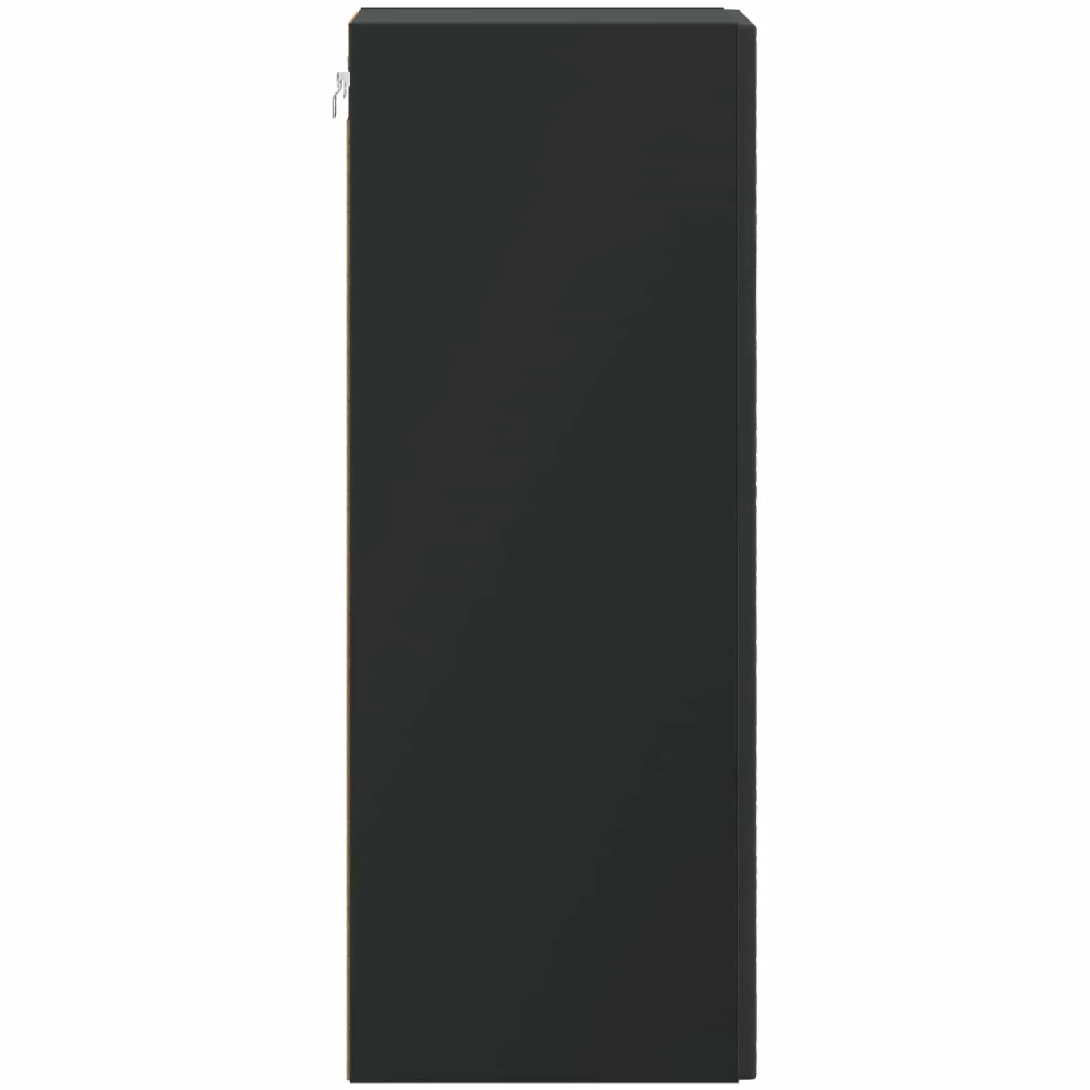 vidaXL Armario de Pared Negro 66 x 34,5 x 90 cm Madera de ingeniería, Armario Vintage, Organizador Rectangular, Almacenamiento montado en Pared, hogar