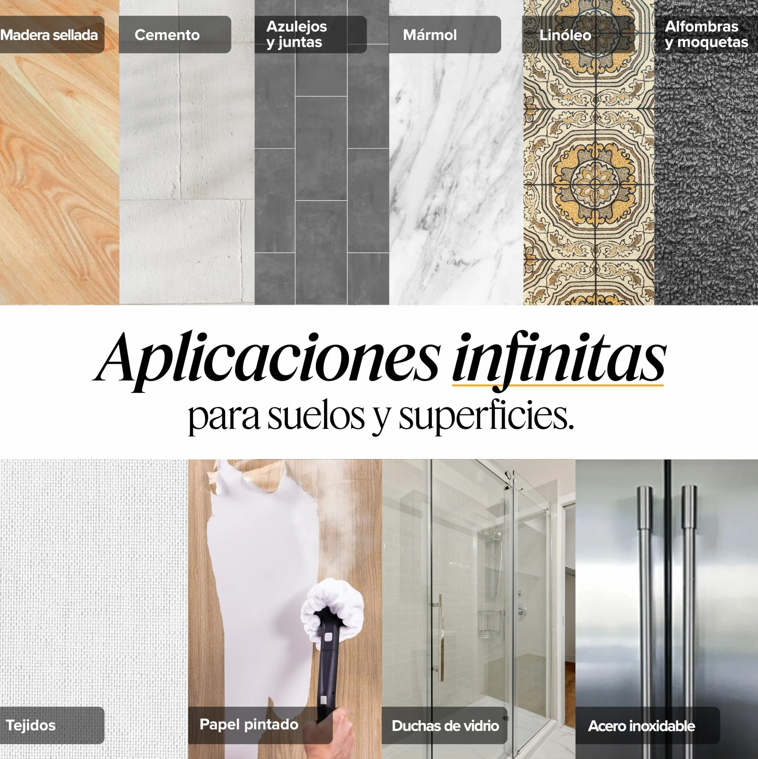 Dupray Neat Plus Limpiador a Vapor – 18 Accesorios, Vapor Potente sin Químicos, Limpieza Profunda para Suelos, Sofás, Cocina, Baño y Coche